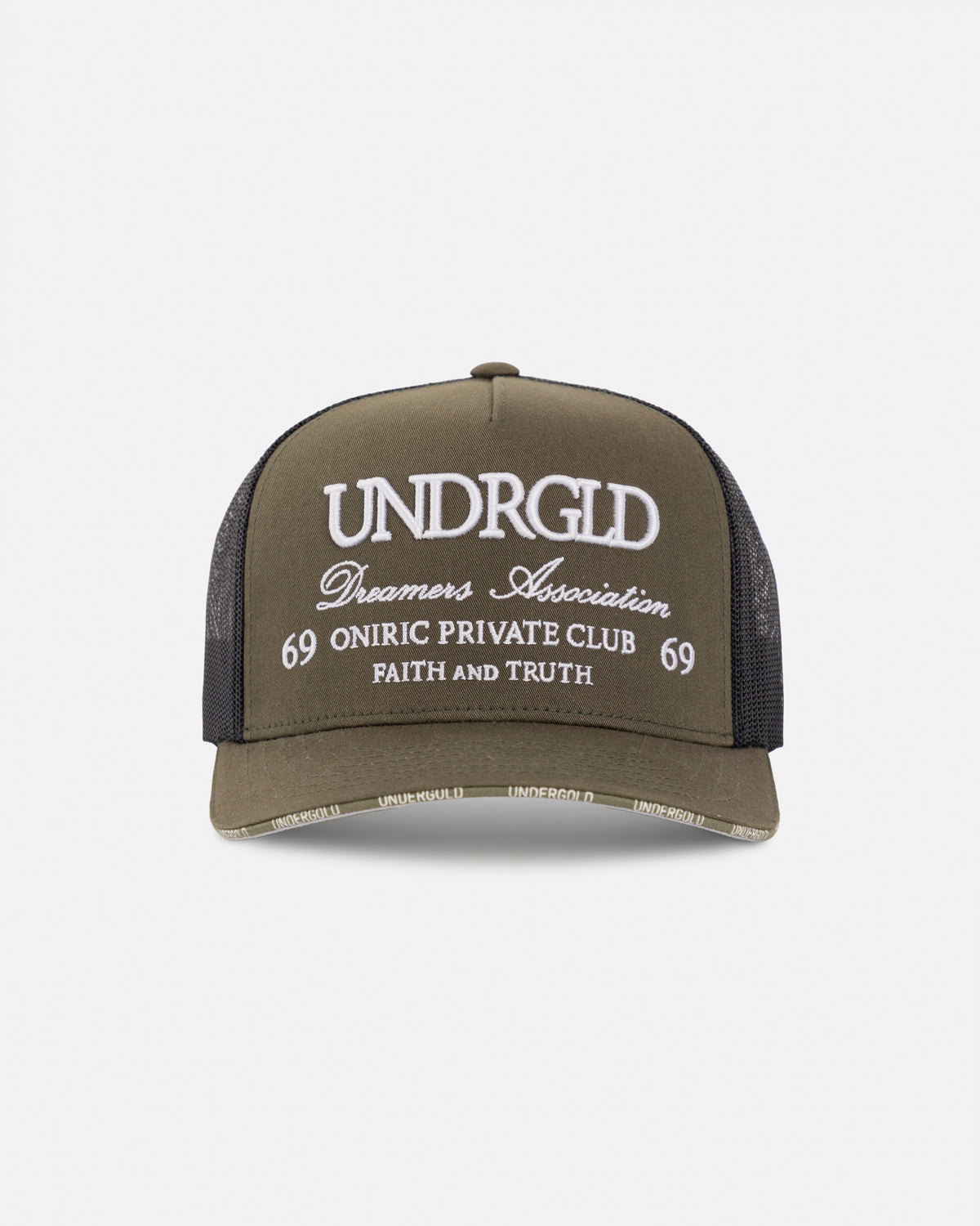 Basics UNDRGLD Trucker Cap Khaki Green