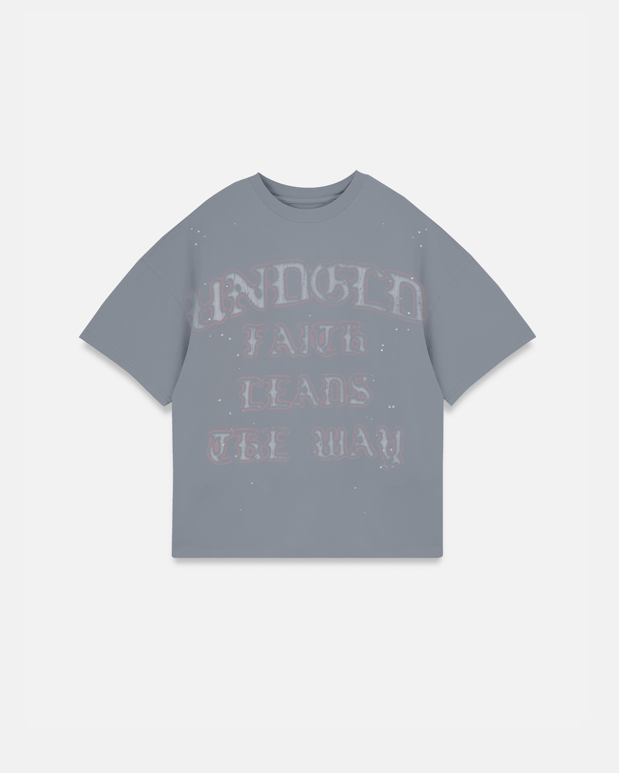 Act 1 Faith Boxy Fit Tshirt Light Gray