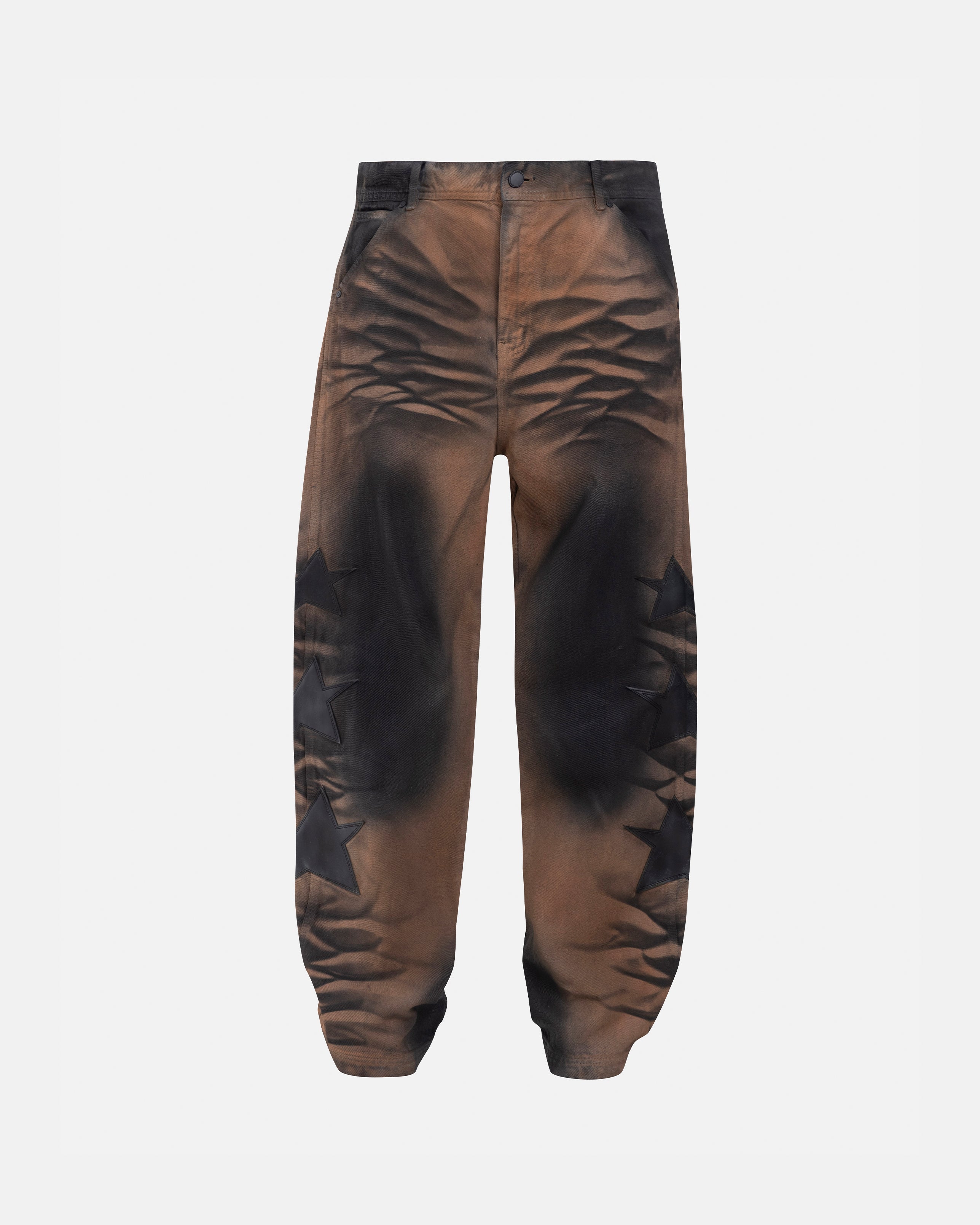 Stardust Stars Wide Jeans Vintage Brown