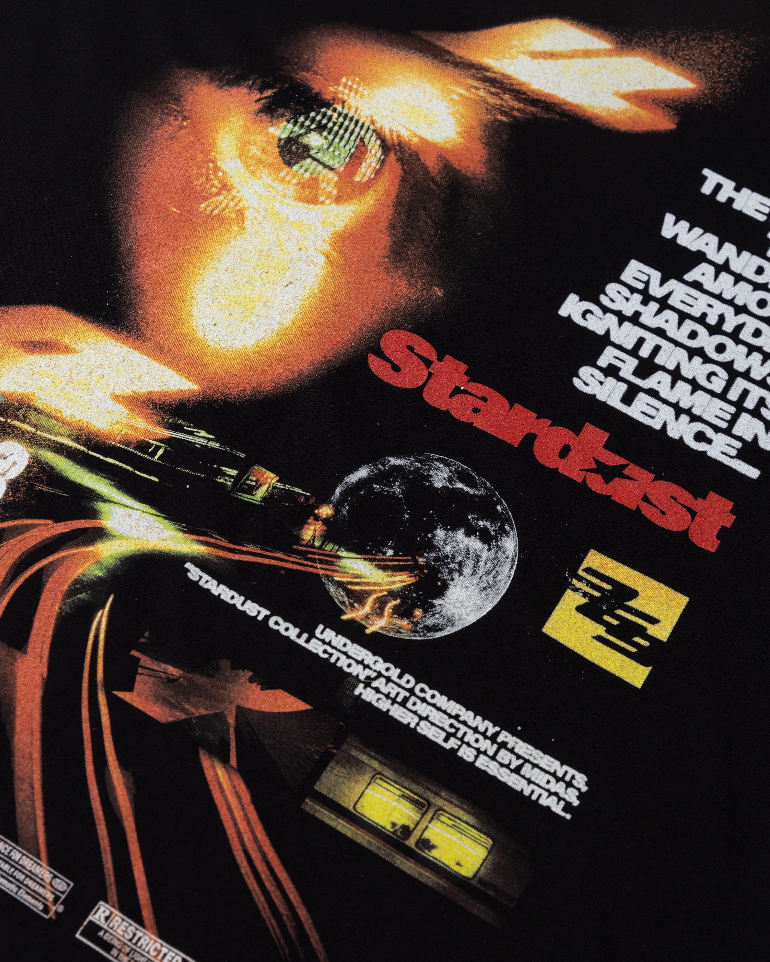 Stardust Night Drive Tshirt Black