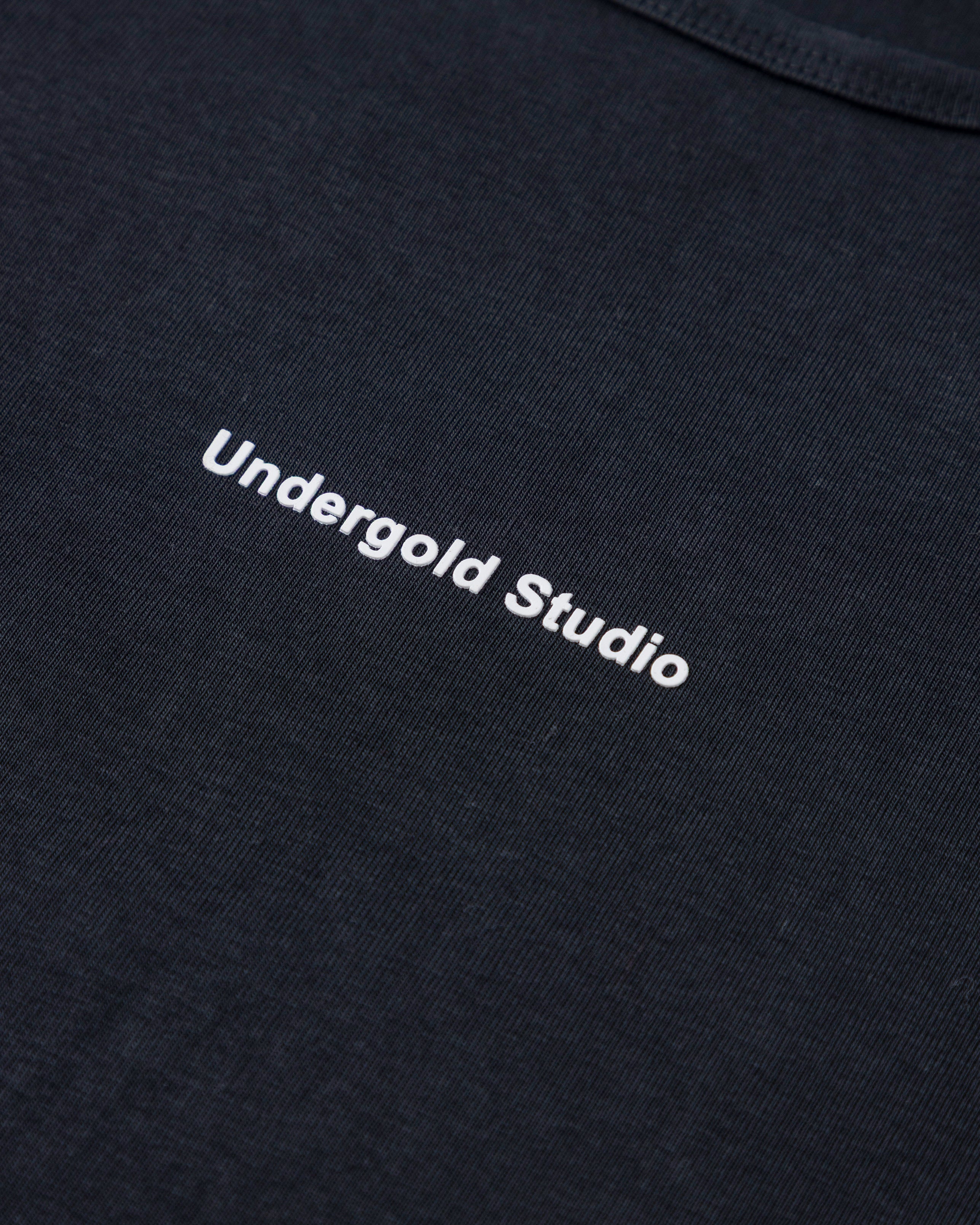 Basics Undergold Studio Ribbed Tank Top Vintage Black