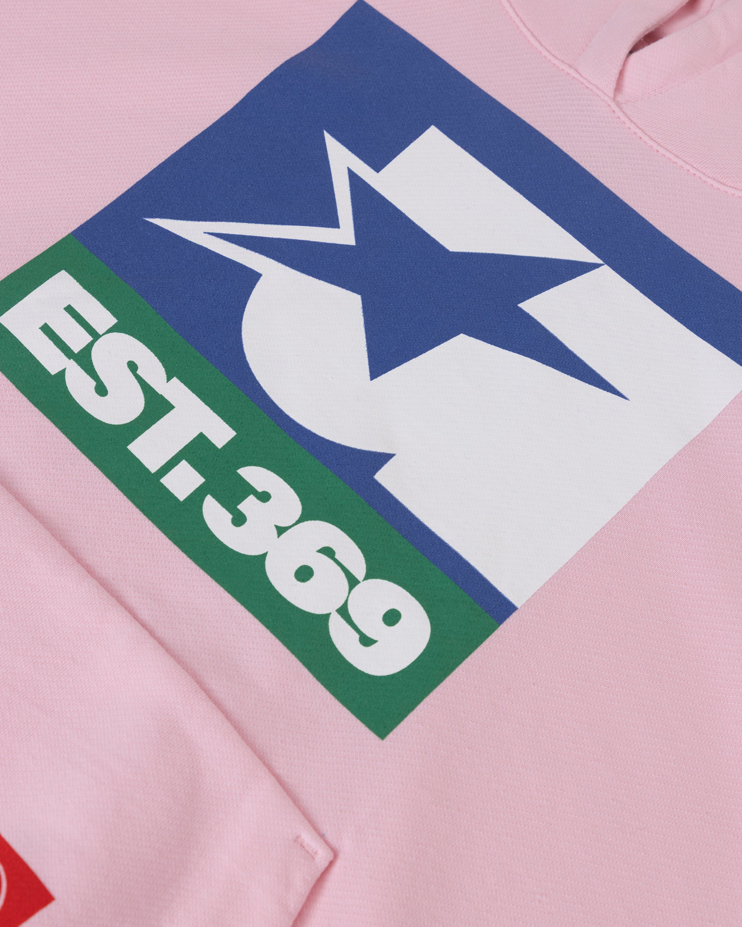 Stardust Symbol Boxy Fit Hoodie Pink