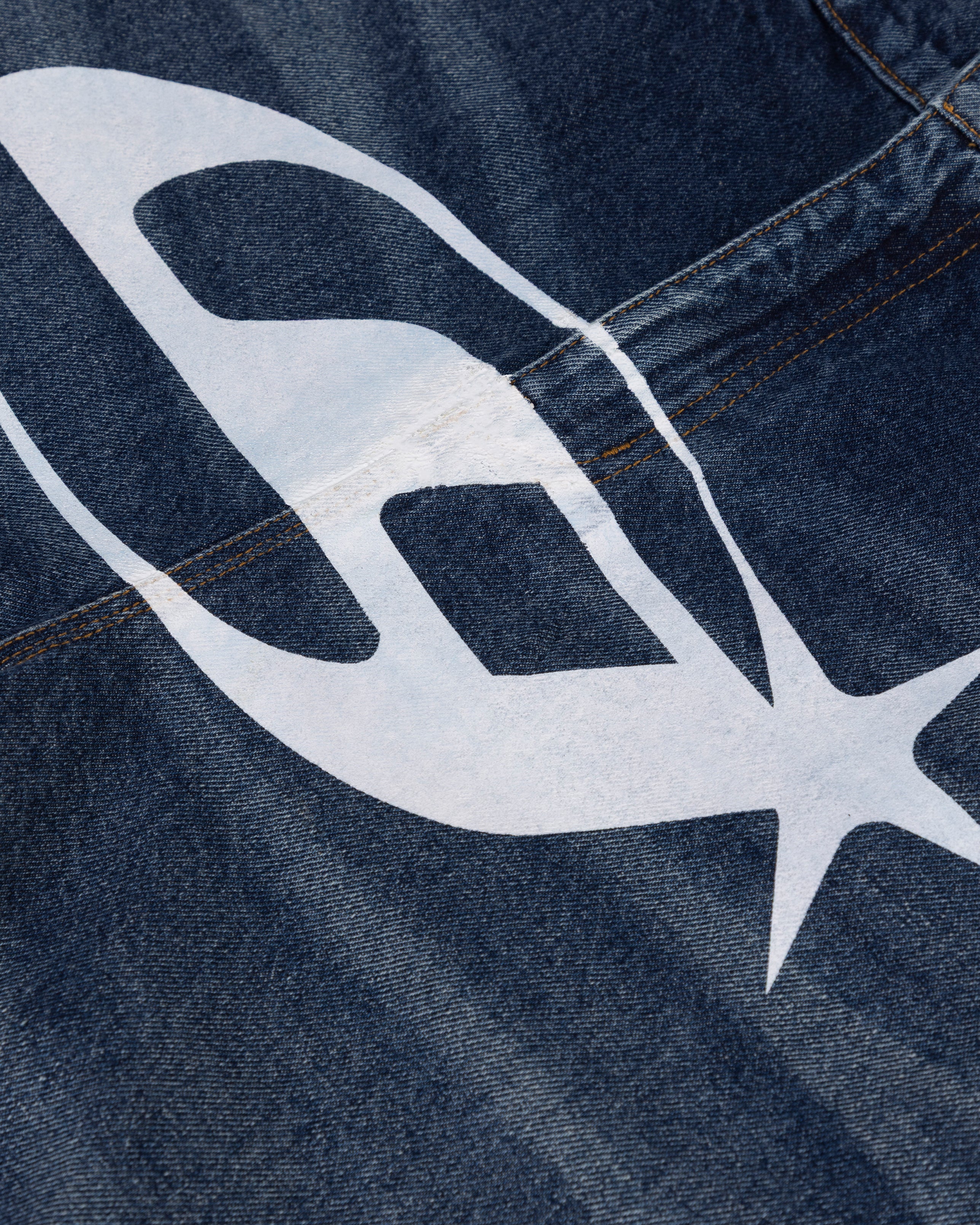 Act 1 UG Star Denim Jorts Medium Blue