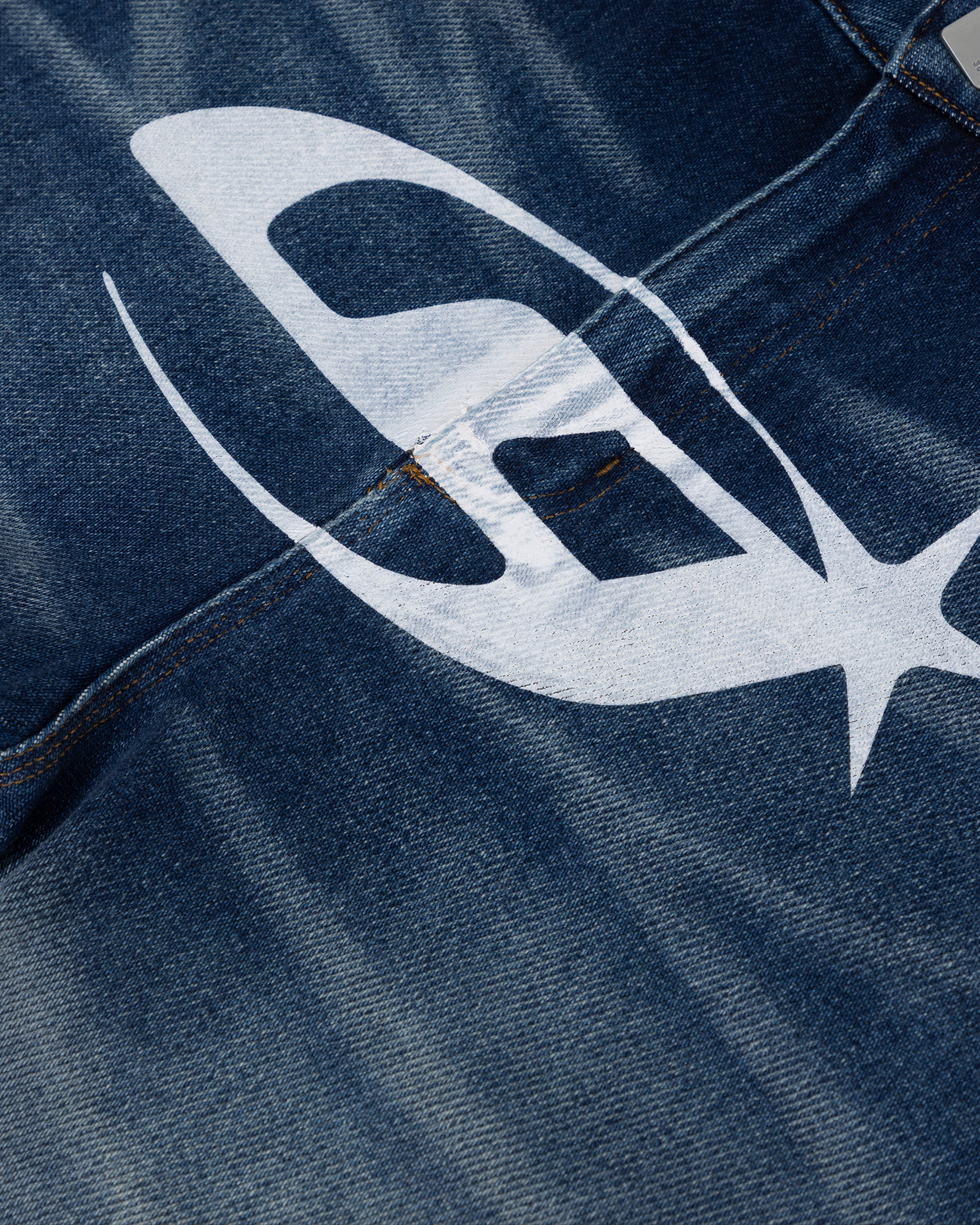 W Act 1 UG Star Denim Jorts Medium Blue