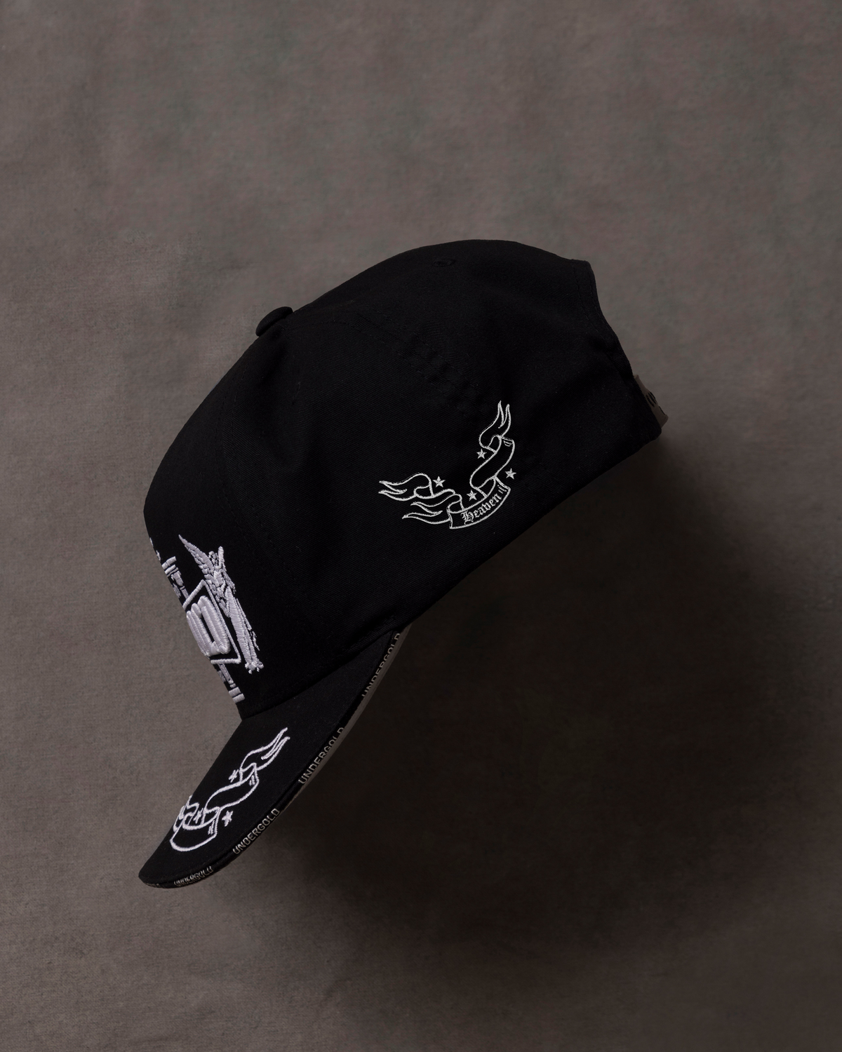 Basics Heaven's Door High Crown Cap Black