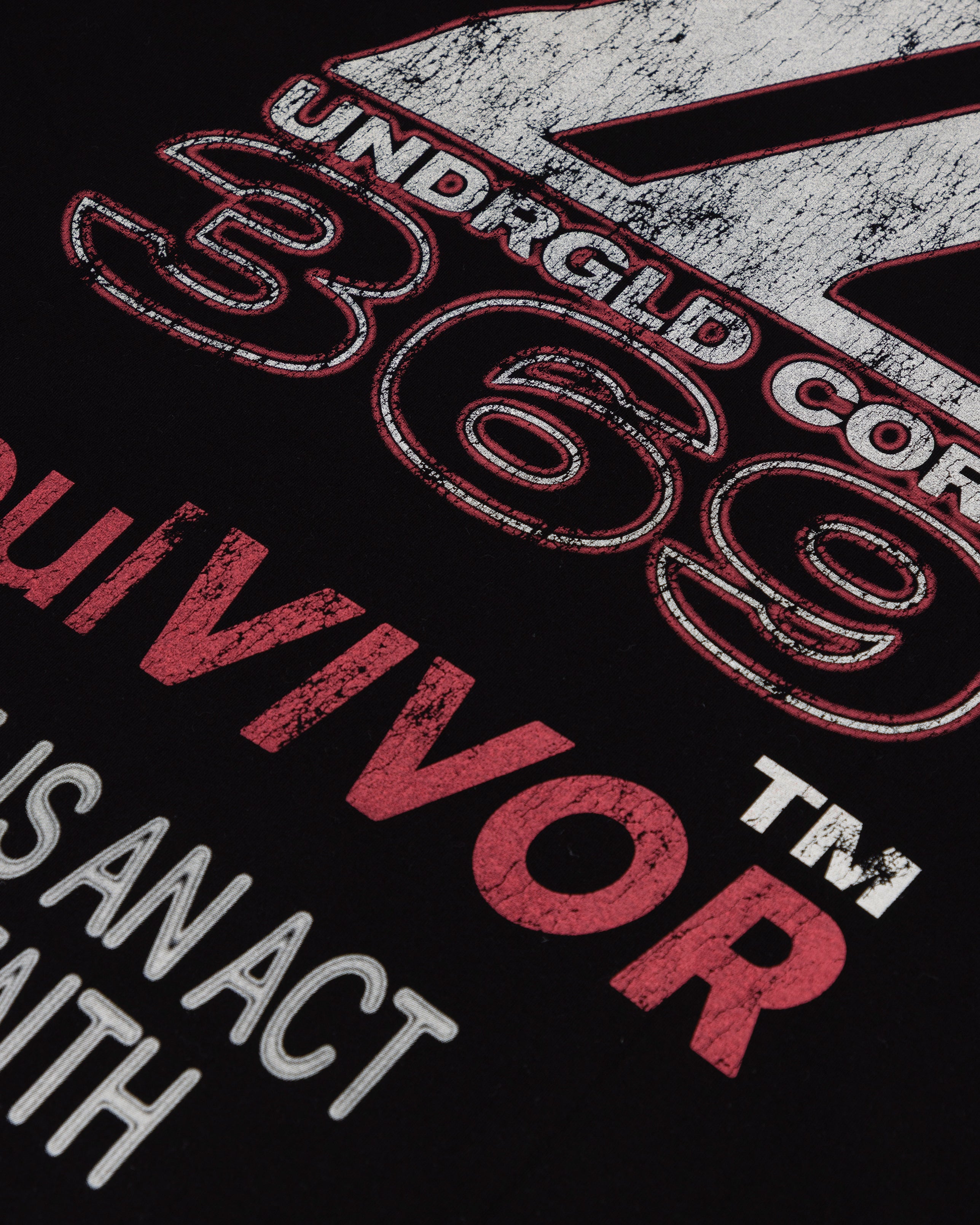 Act 1 Racer Tshirt Black