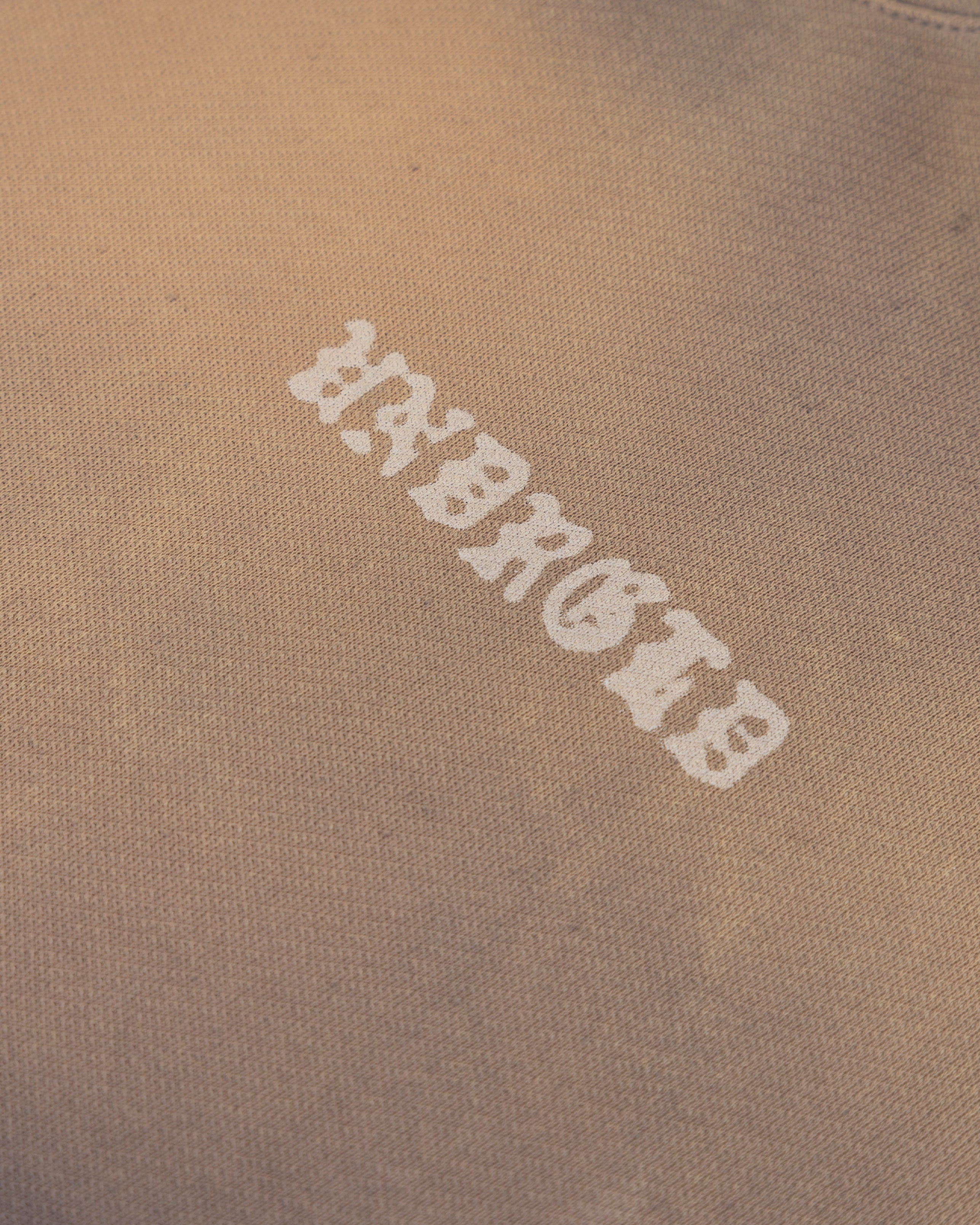 94' Fragments Boxy Fit Hoodie Dirty Brown