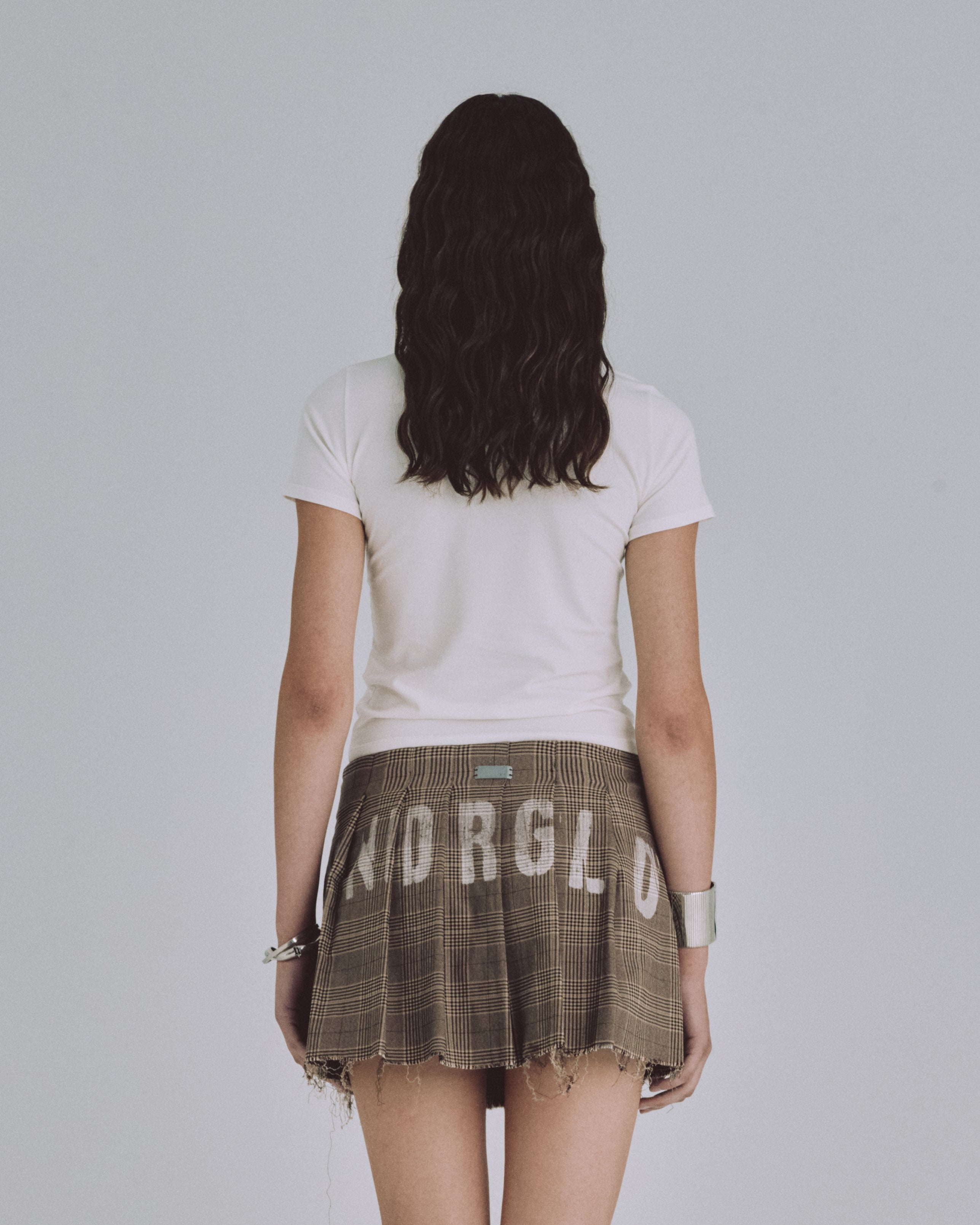 94' Gothic UG Long Baby Tee White