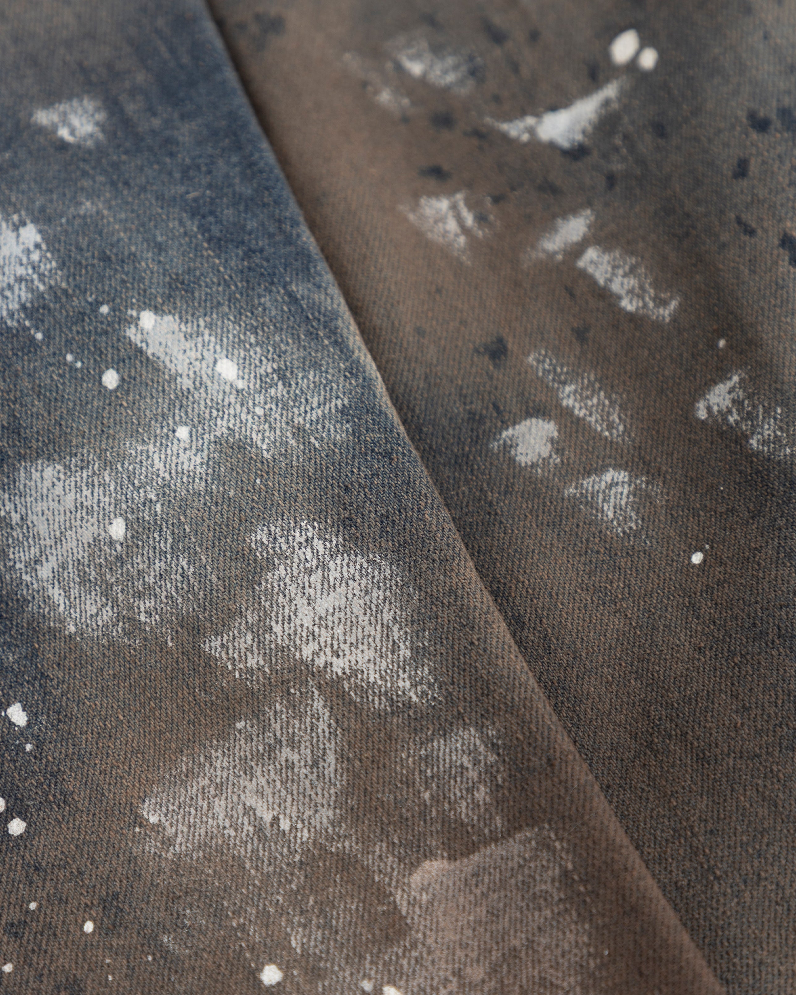 94' Riveted Painted Flare Jeans Gothic Blue