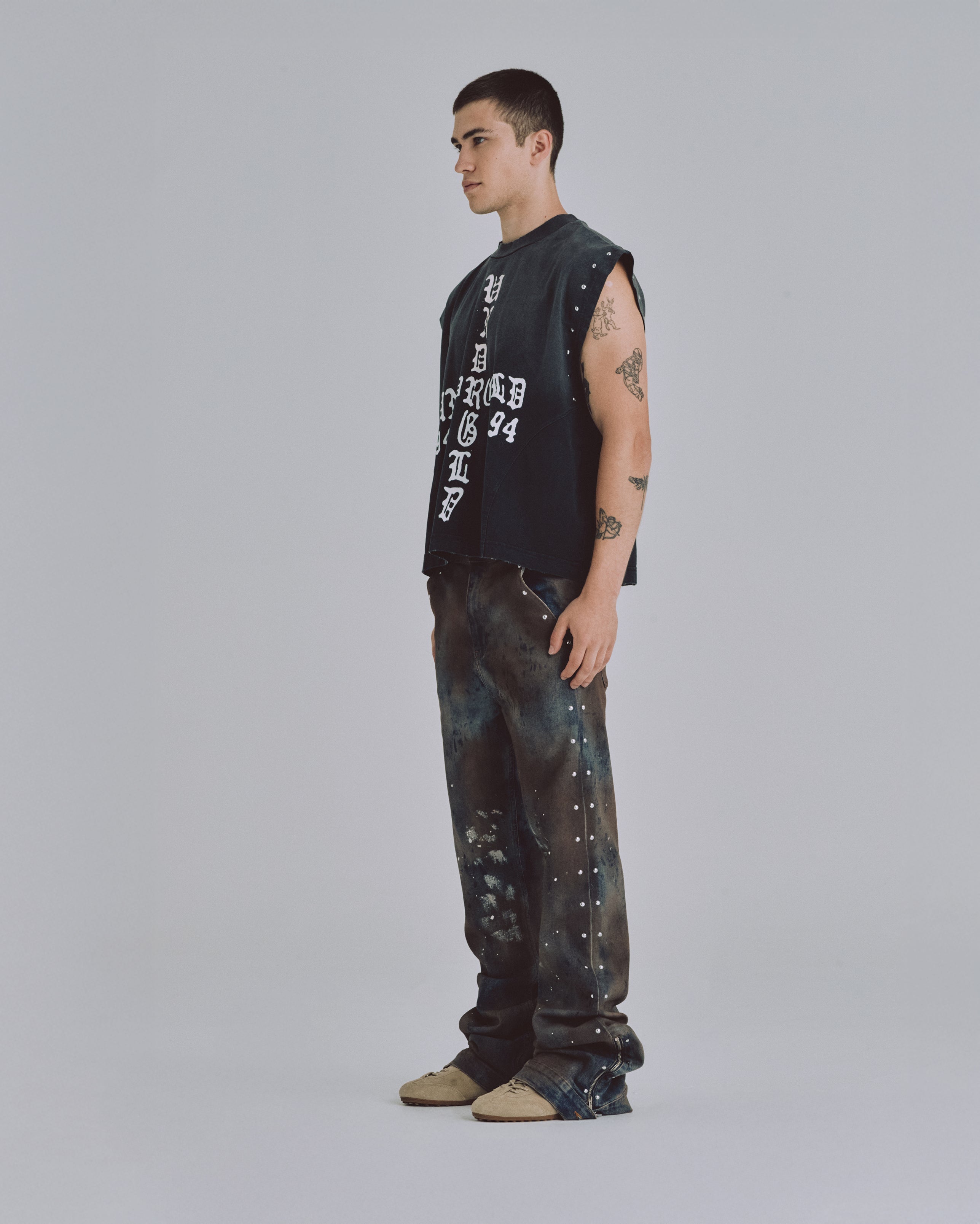 94' UNDRGLD Sleeveless Tshirt Sandblast Black