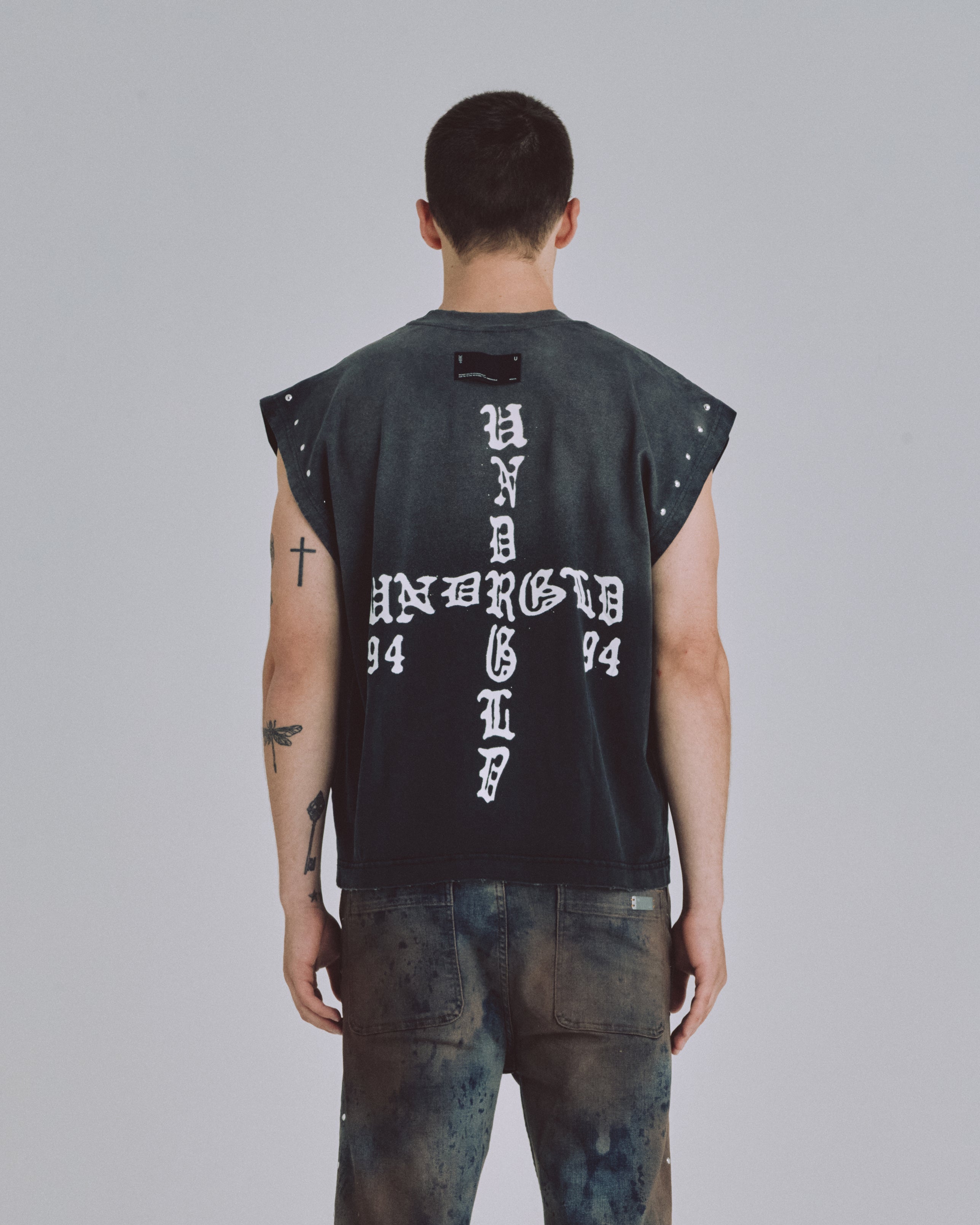 94' UNDRGLD Sleeveless Tshirt Sandblast Black