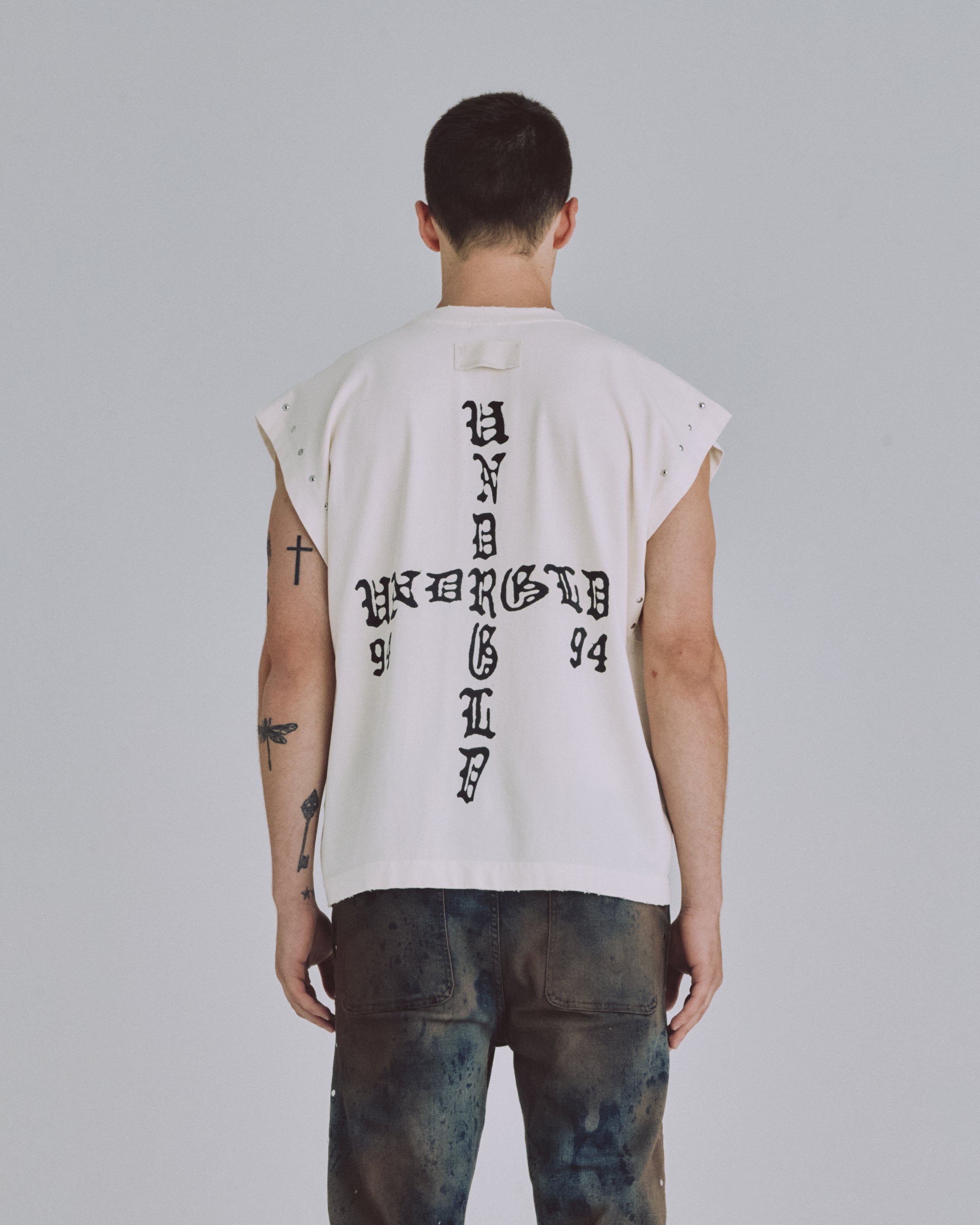 94' UNDRGLD Sleeveless Tshirt White