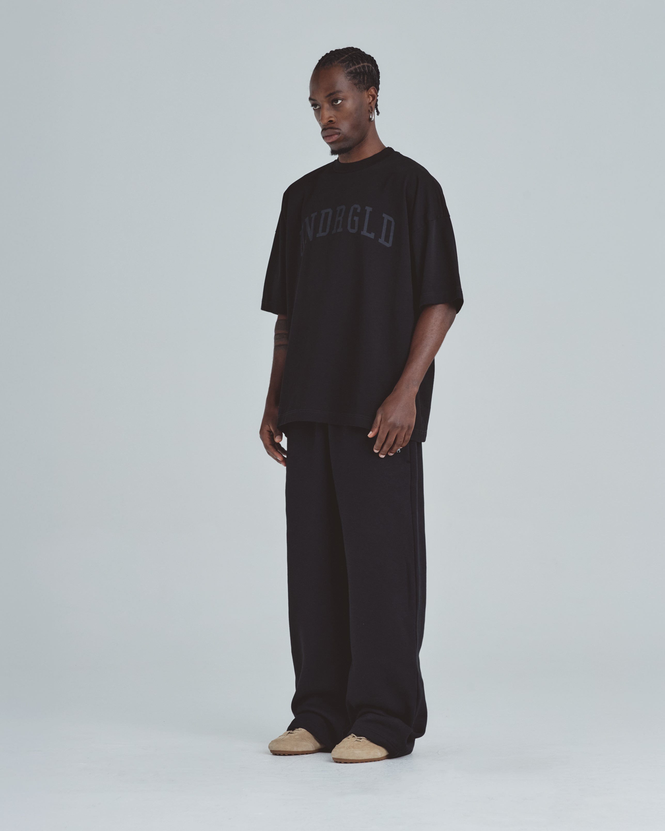 Line Basic StraightPants Black