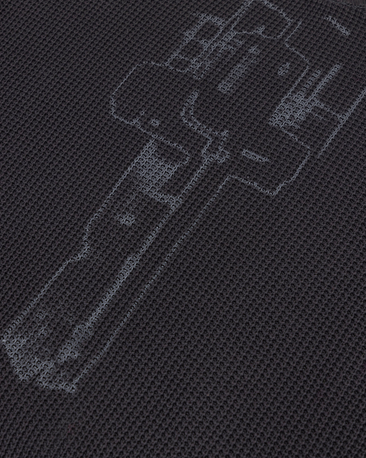 Act 1 Cross Slim Fit Knitted Crewneck Vintage Gray