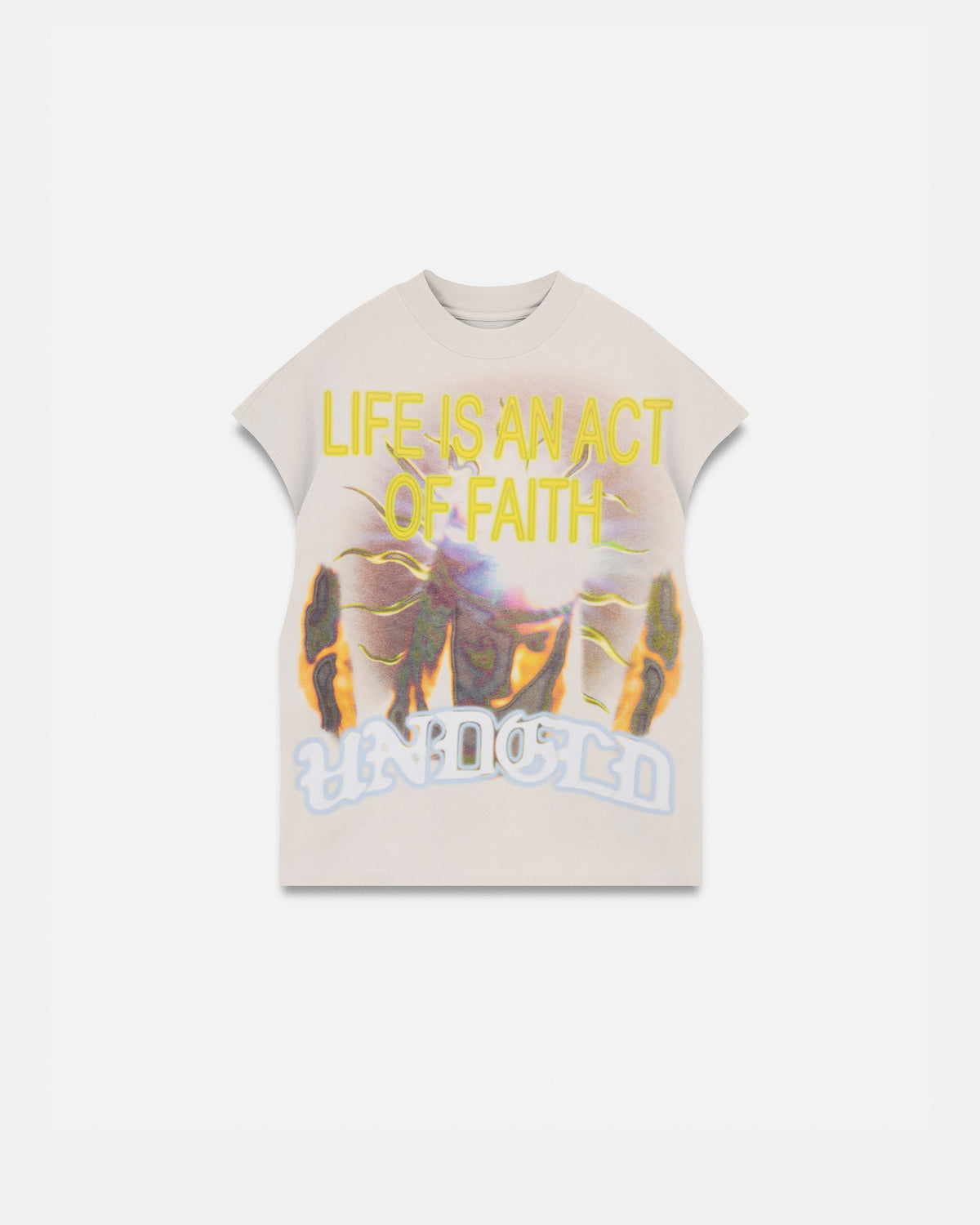 Act 1 Essence Sleeveless Tshirt Cream