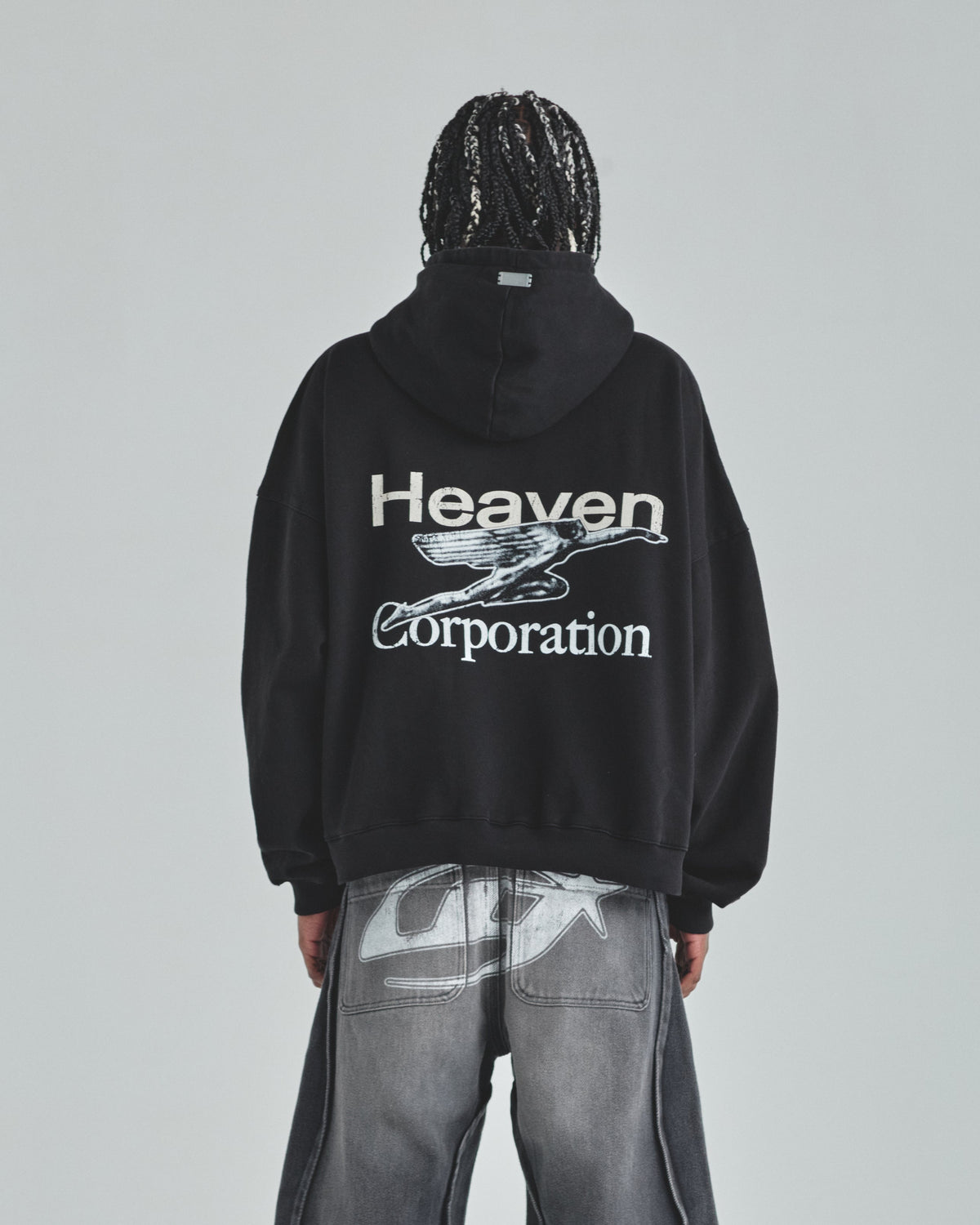 Act 1 Heaven Corp Hoodie Black