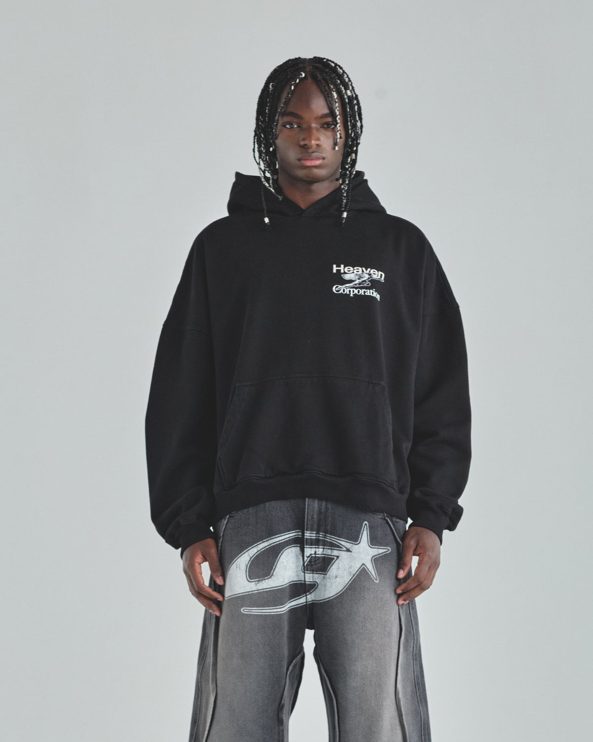 Act 1 Heaven Corp Hoodie Black