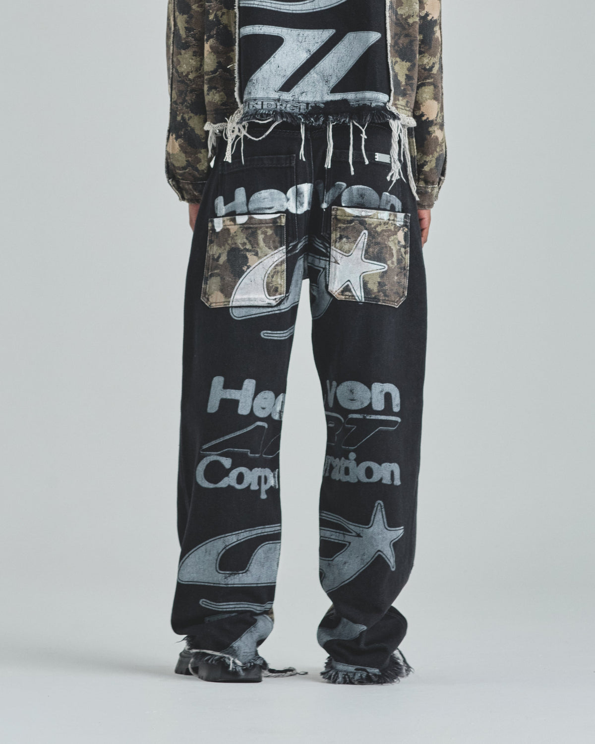 Act 1 Racer Double Wide Jean Dark Cammo