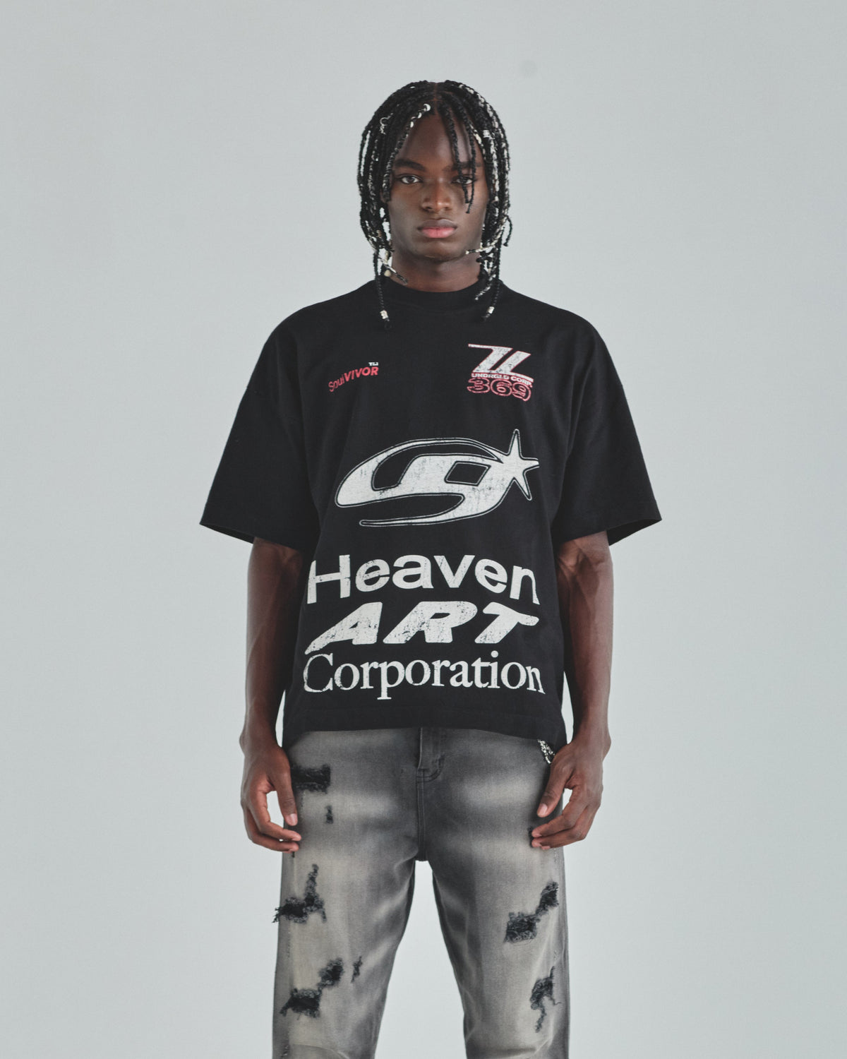 Act 1 Racer Tshirt Black