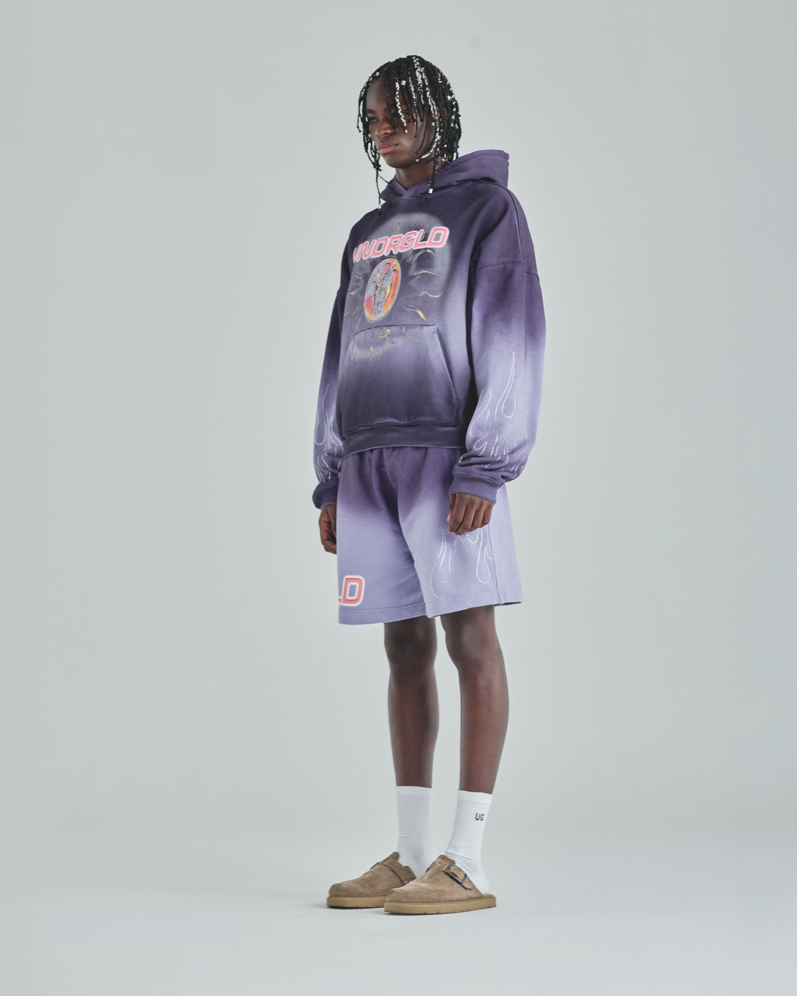 Act 1 Radiant Short Faded Purple