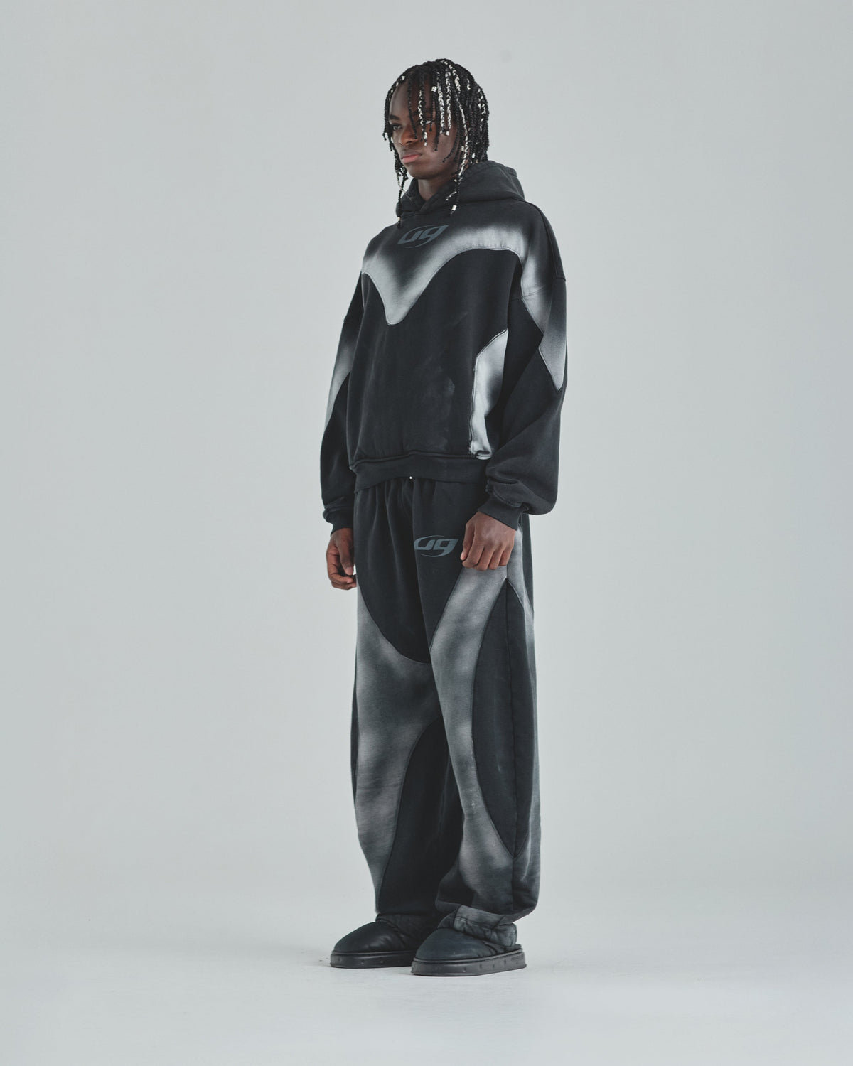 Act 1 UG Boxy Fit Hoodie Sandblast Black