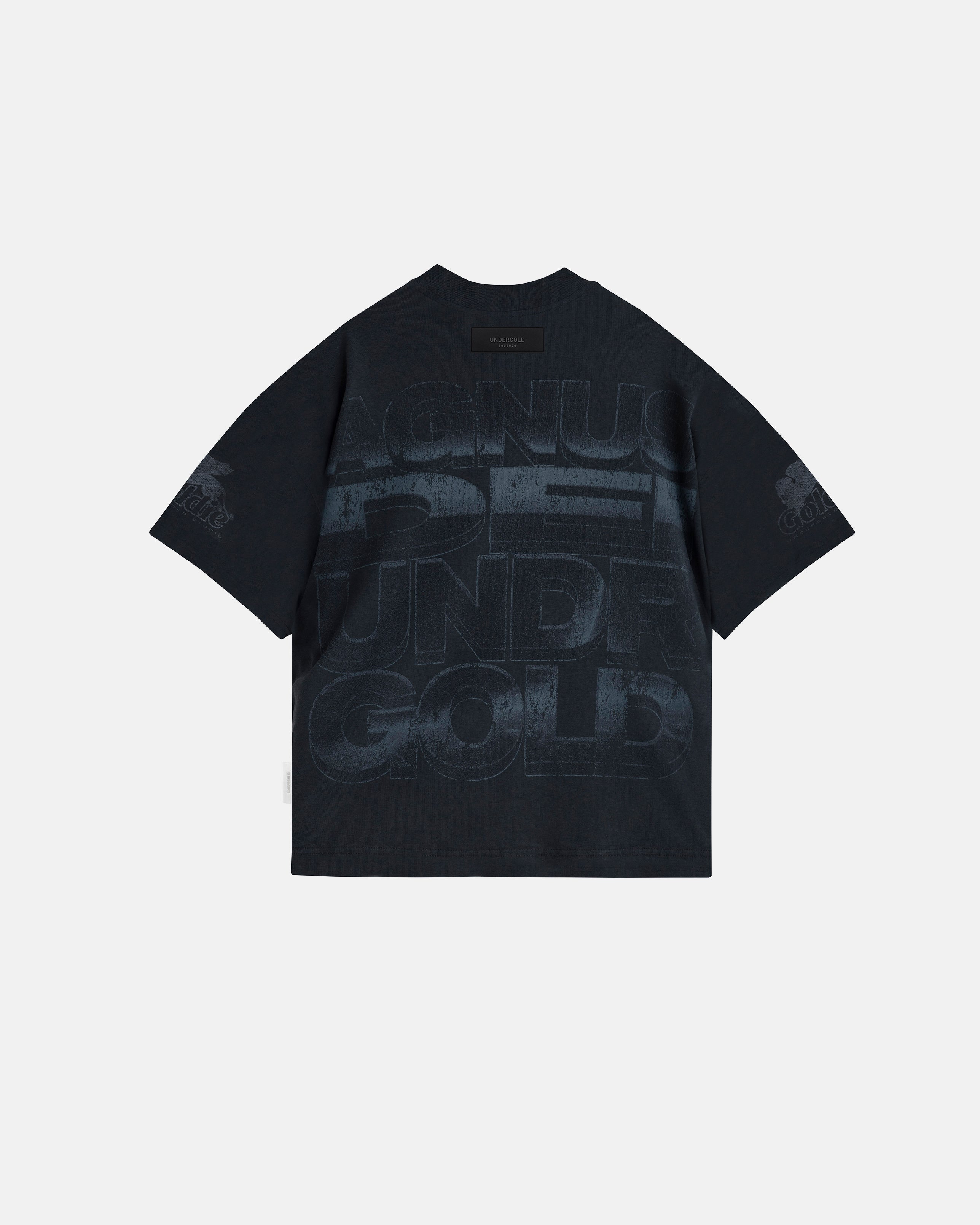 Agnus Dei Saint Shepherd Boxy Fit Tshirt Vintage Black