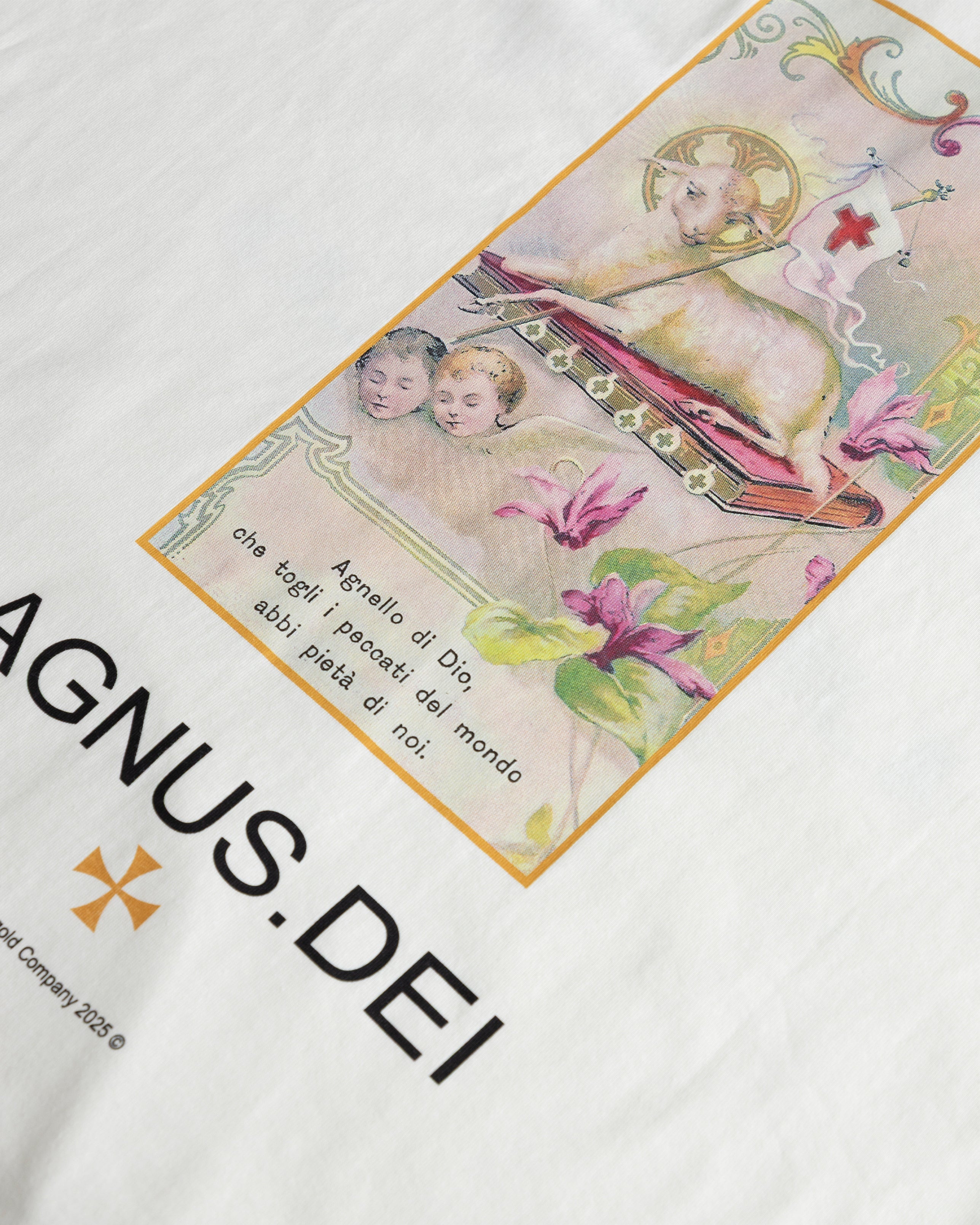 Agnus Dei Sheep Tshirt White