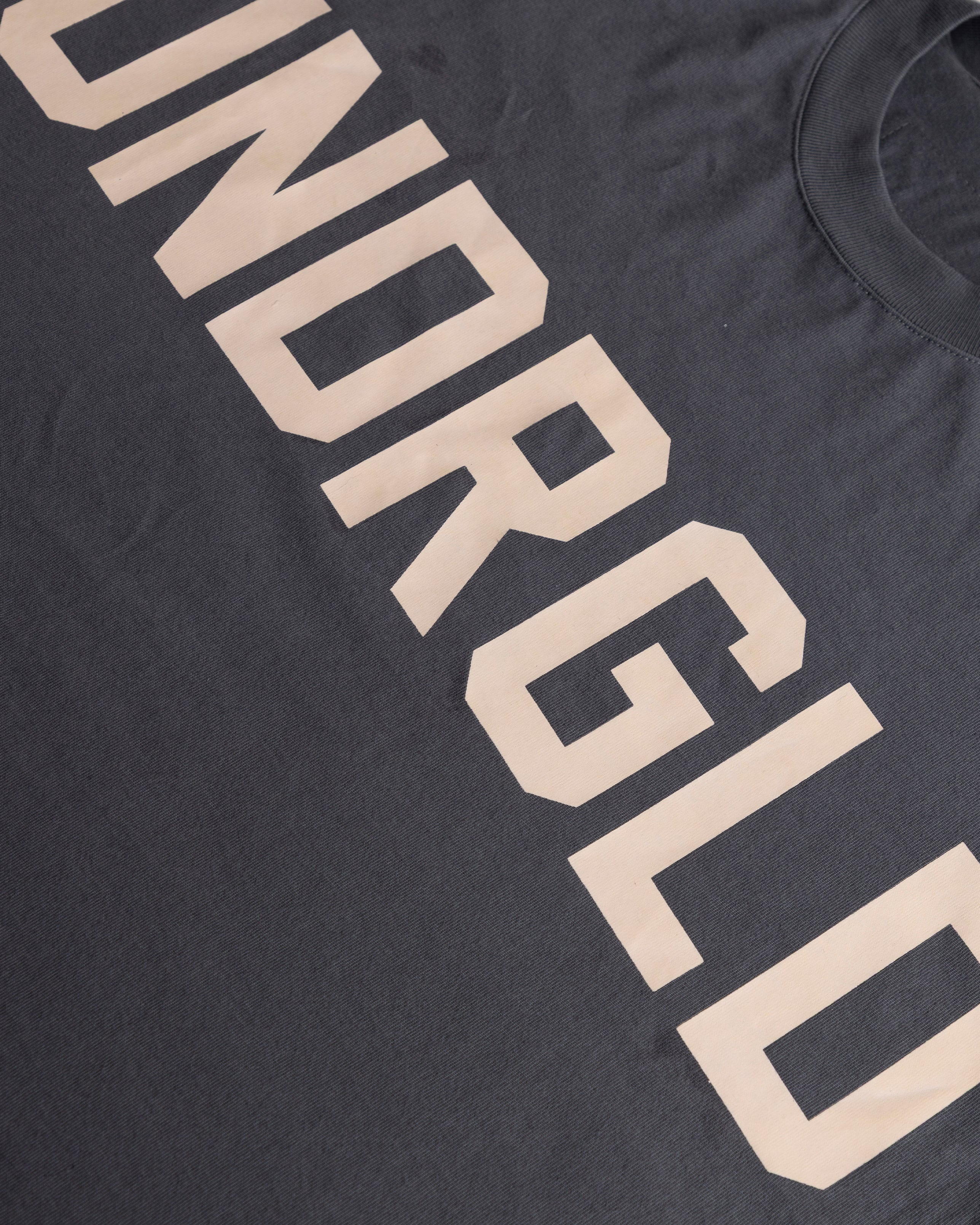 Agnus Dei UNDRGLD Sleeveless Tshirt Vintage Gray