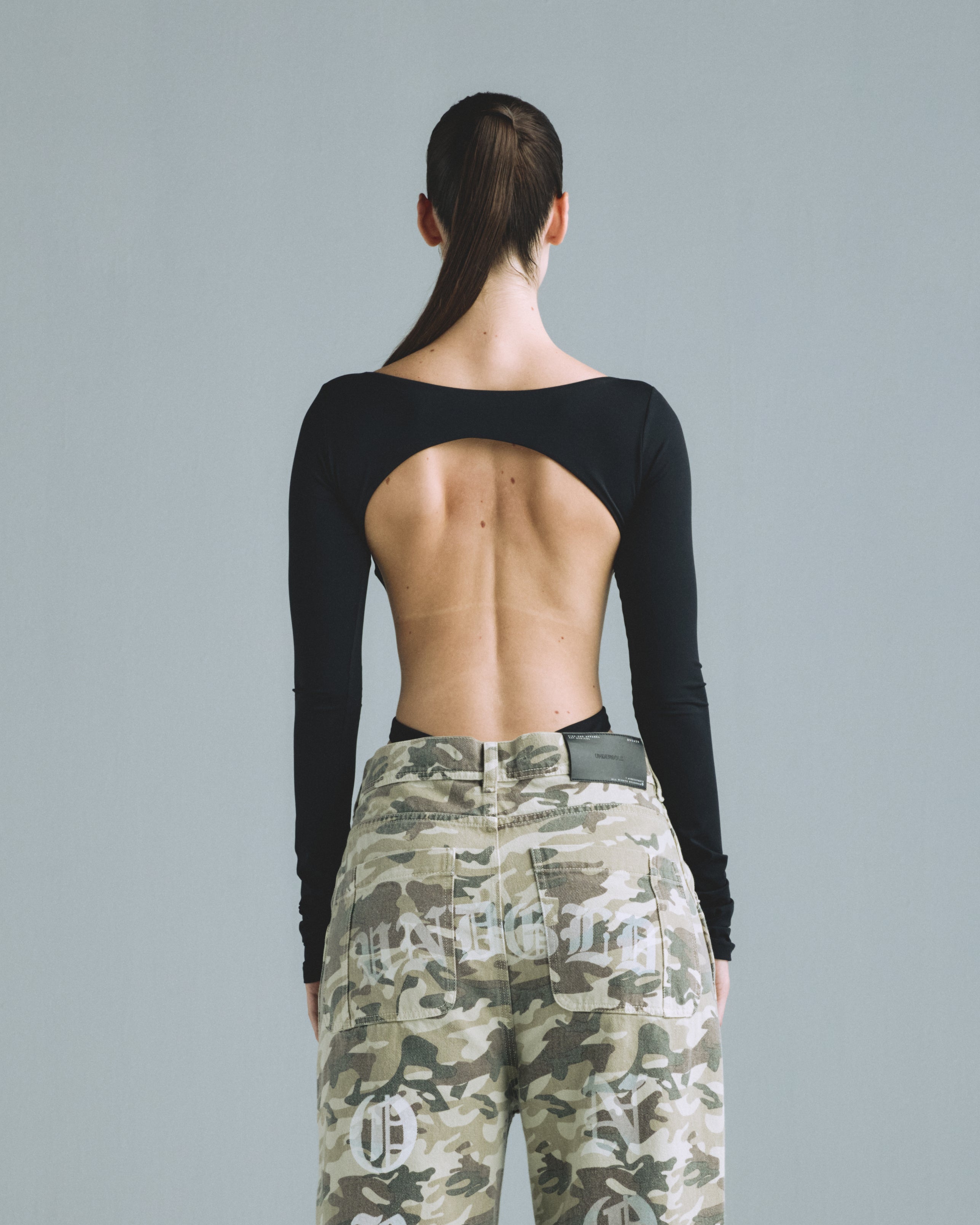 Bascis Undergold Studio Backless Long Sleeve Body Black
