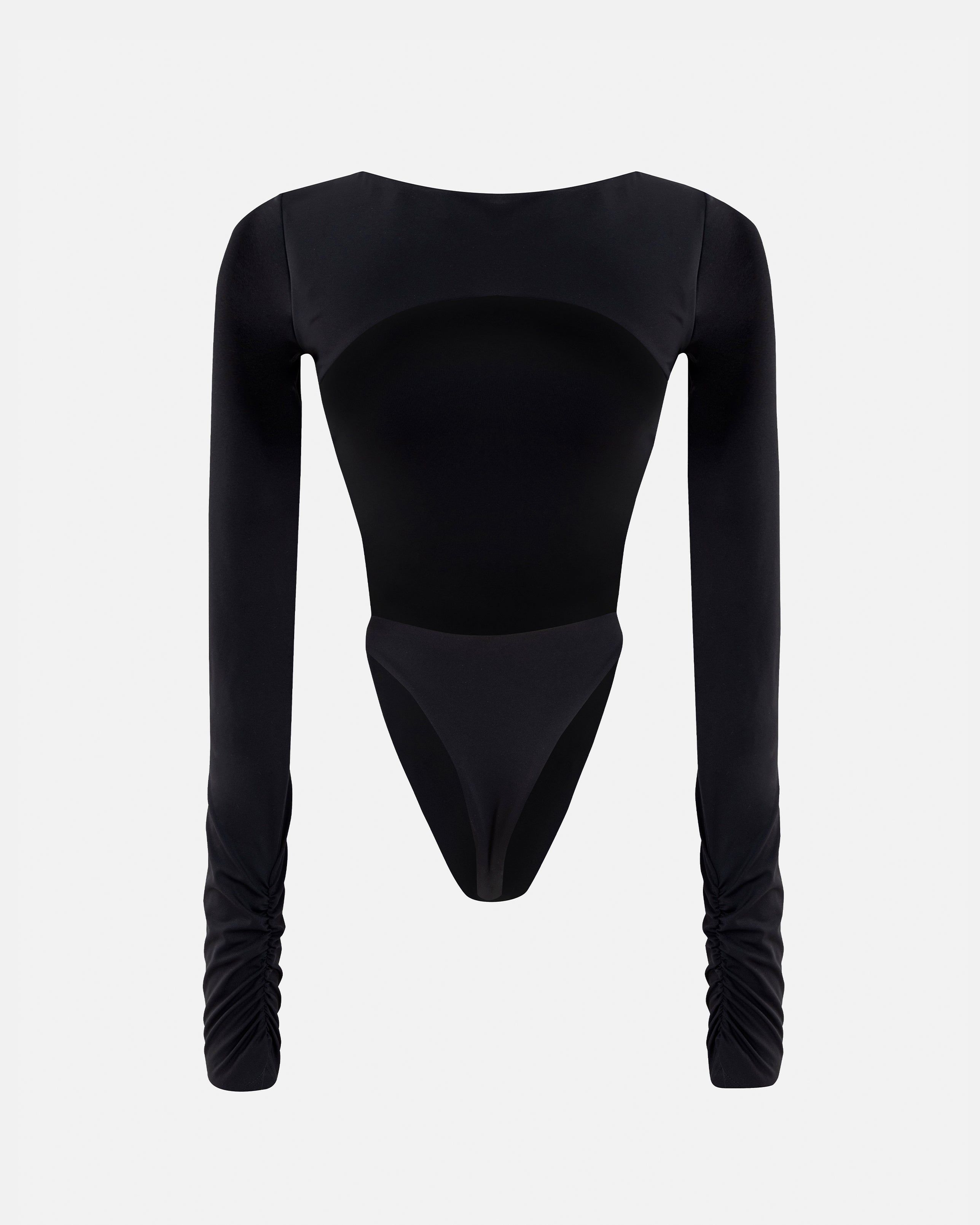 Bascis Undergold Studio Backless Long Sleeve Body Black