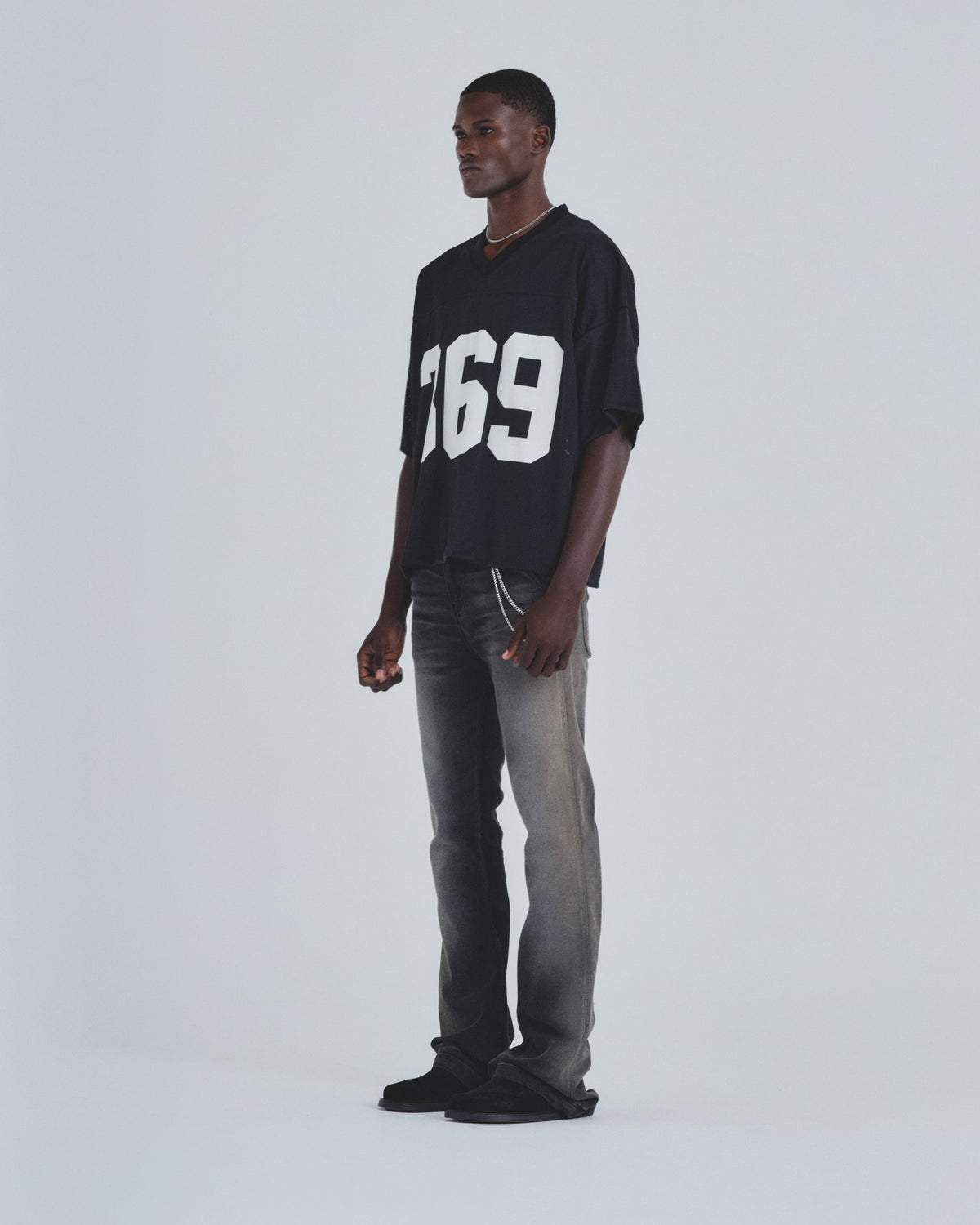 Basics 369 Mesh Jersey Black