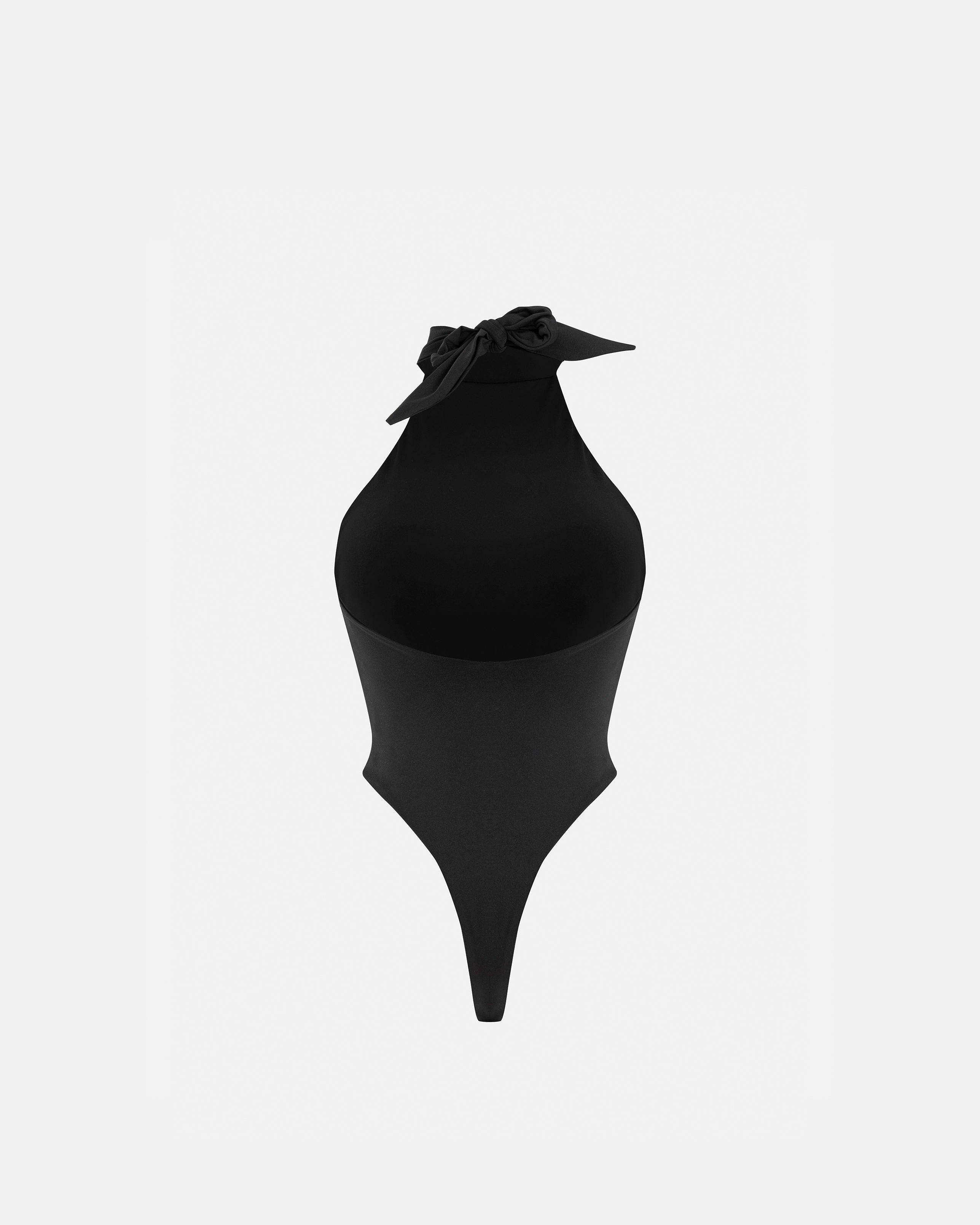 Basics Backless Halter Body Black