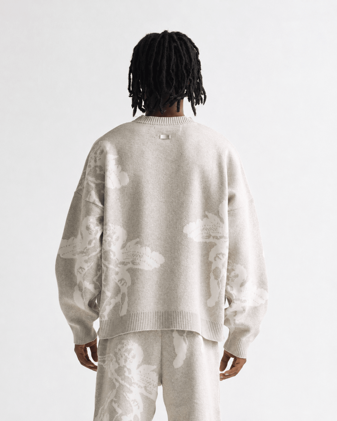 Basics Cherubs Knit Crewneck Gray
