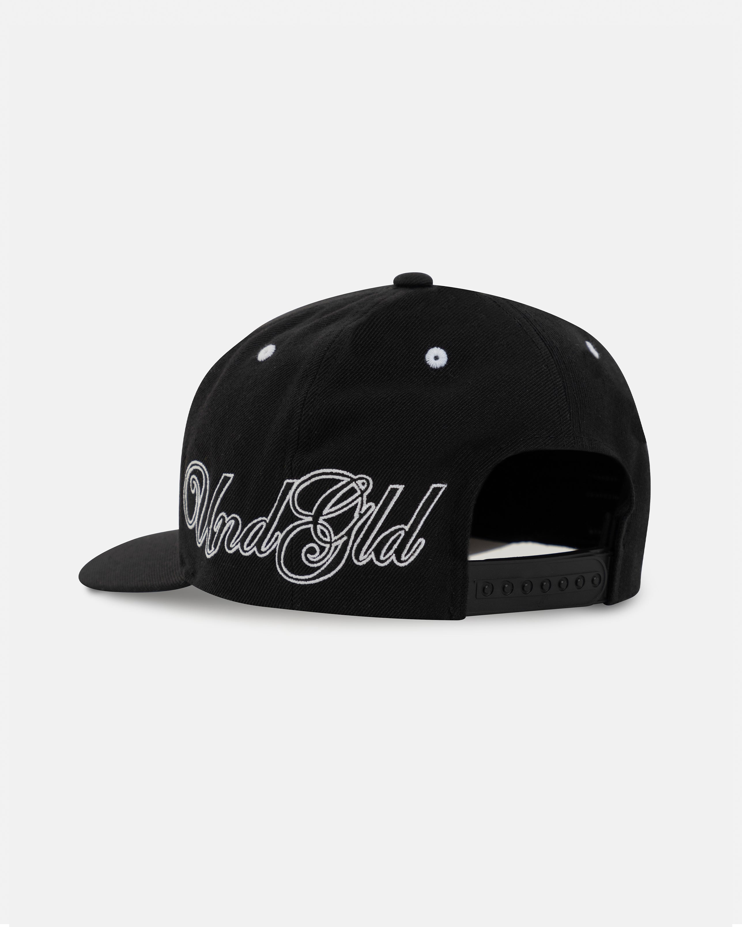 Basics Monogram High Crown Cap Black