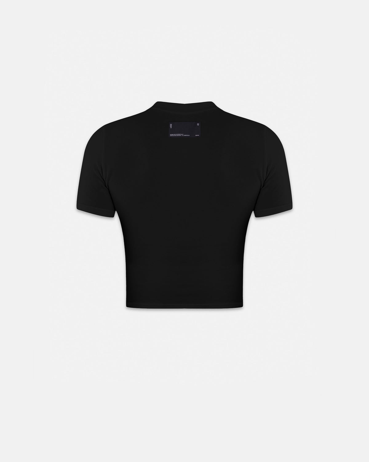 Basics Rhinestone UNDGLD Long Baby Tee Black