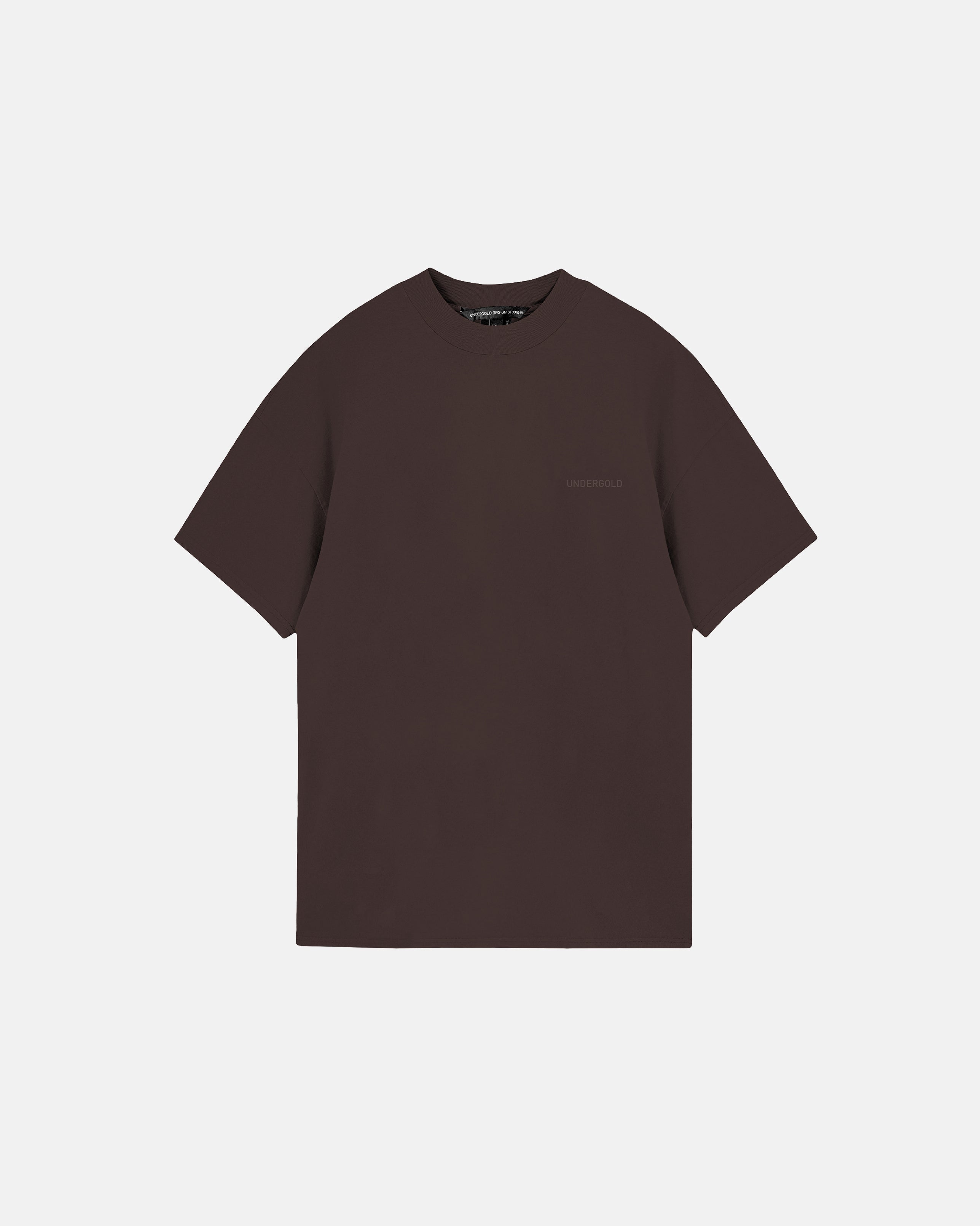 Basics Tiny Logo Regular Fit Tshirt Brown