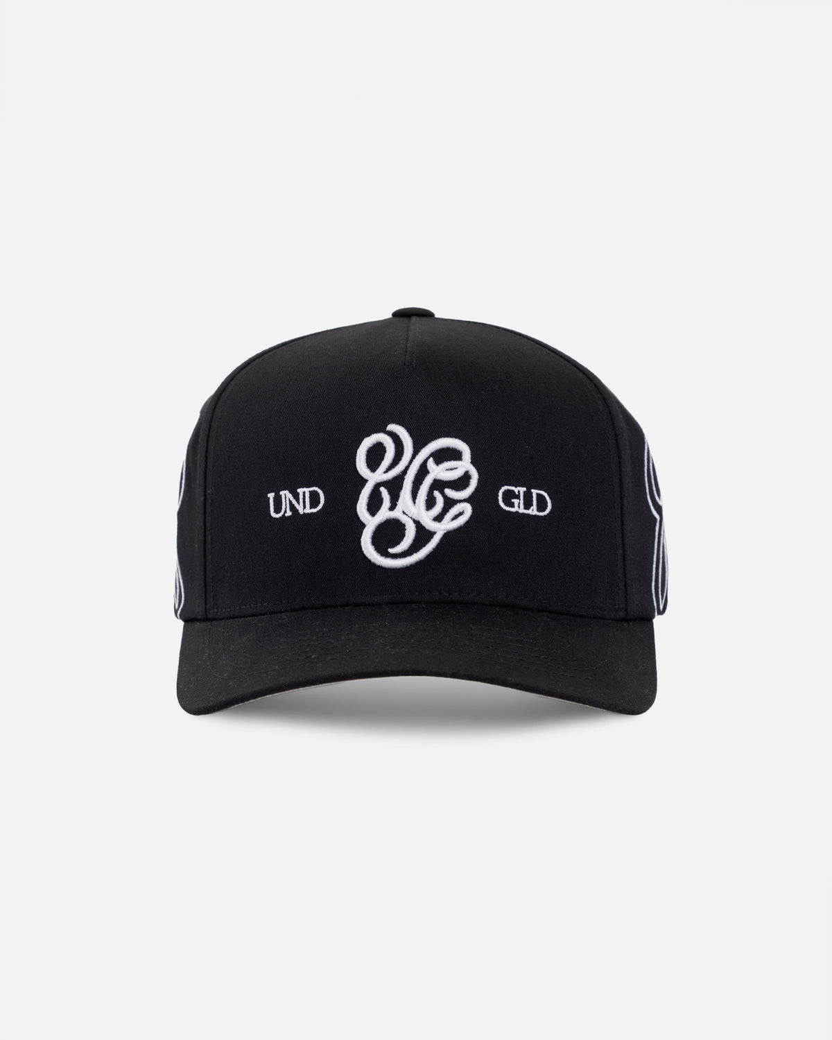 Basics UG Monogram High Crown Cap Black