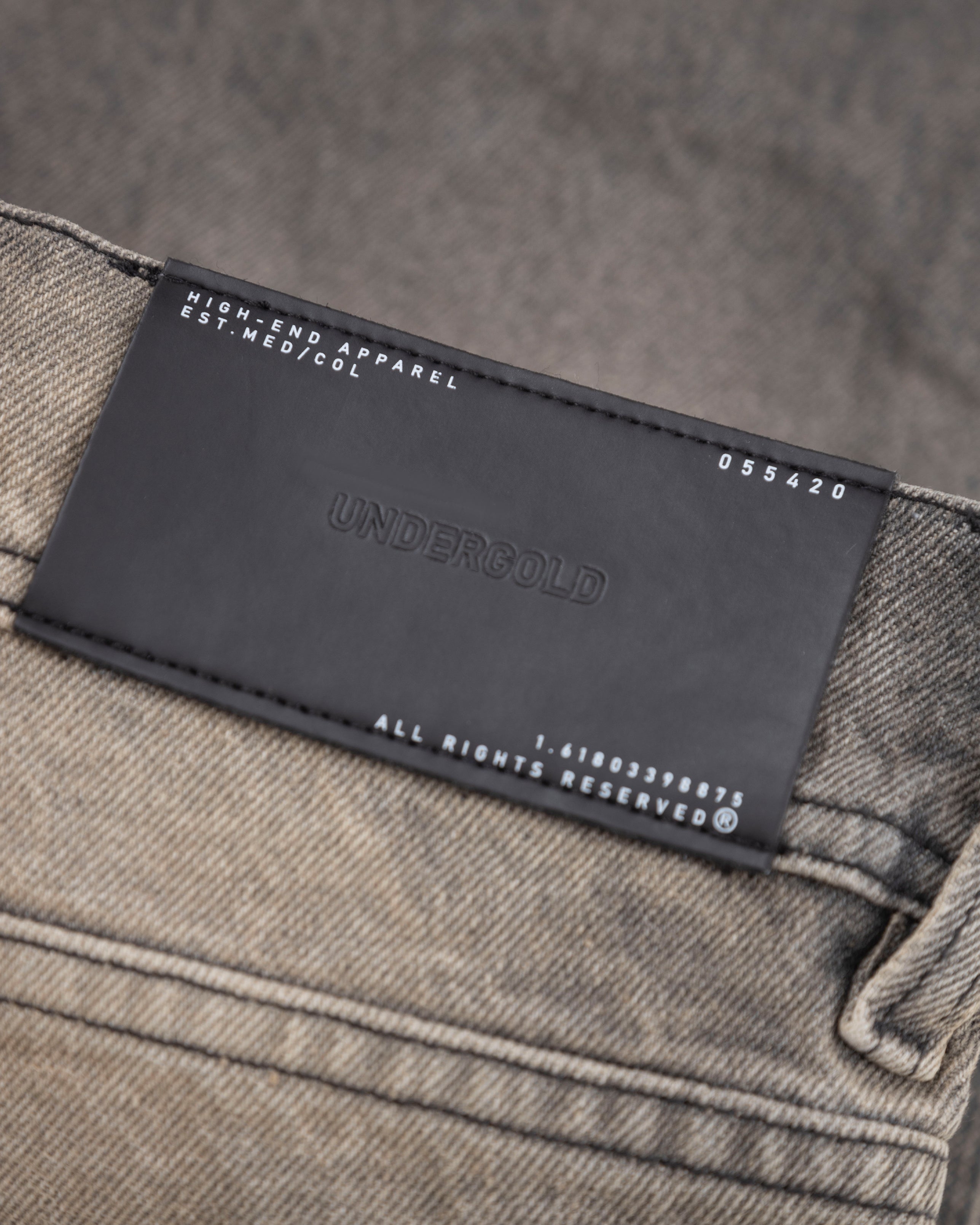 Basics UNDERGOLD Regular Jean Dirty Black