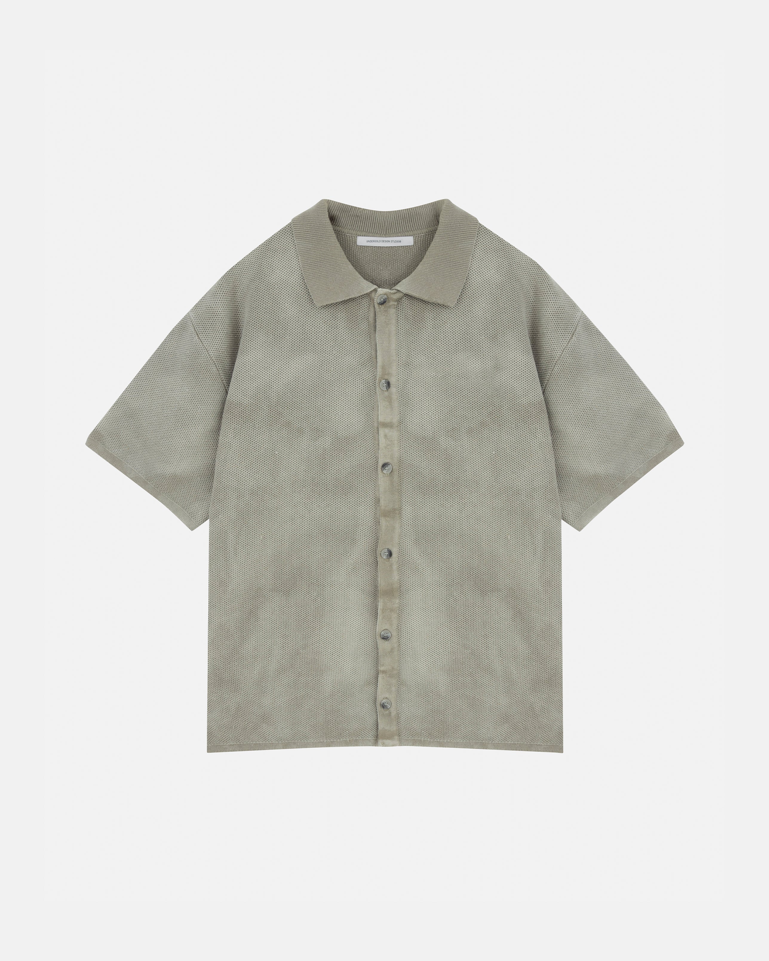 Basics Undergold Studio Knitted Tshirt Aged Green