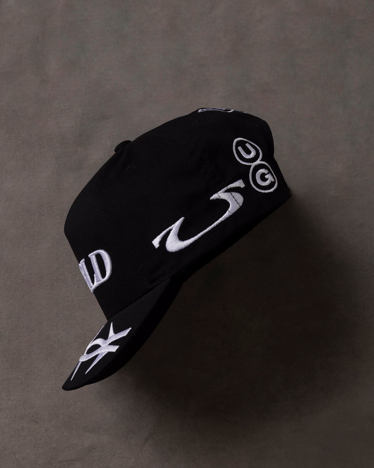 Basics UNDGLD Thorn High Crown Cap Black