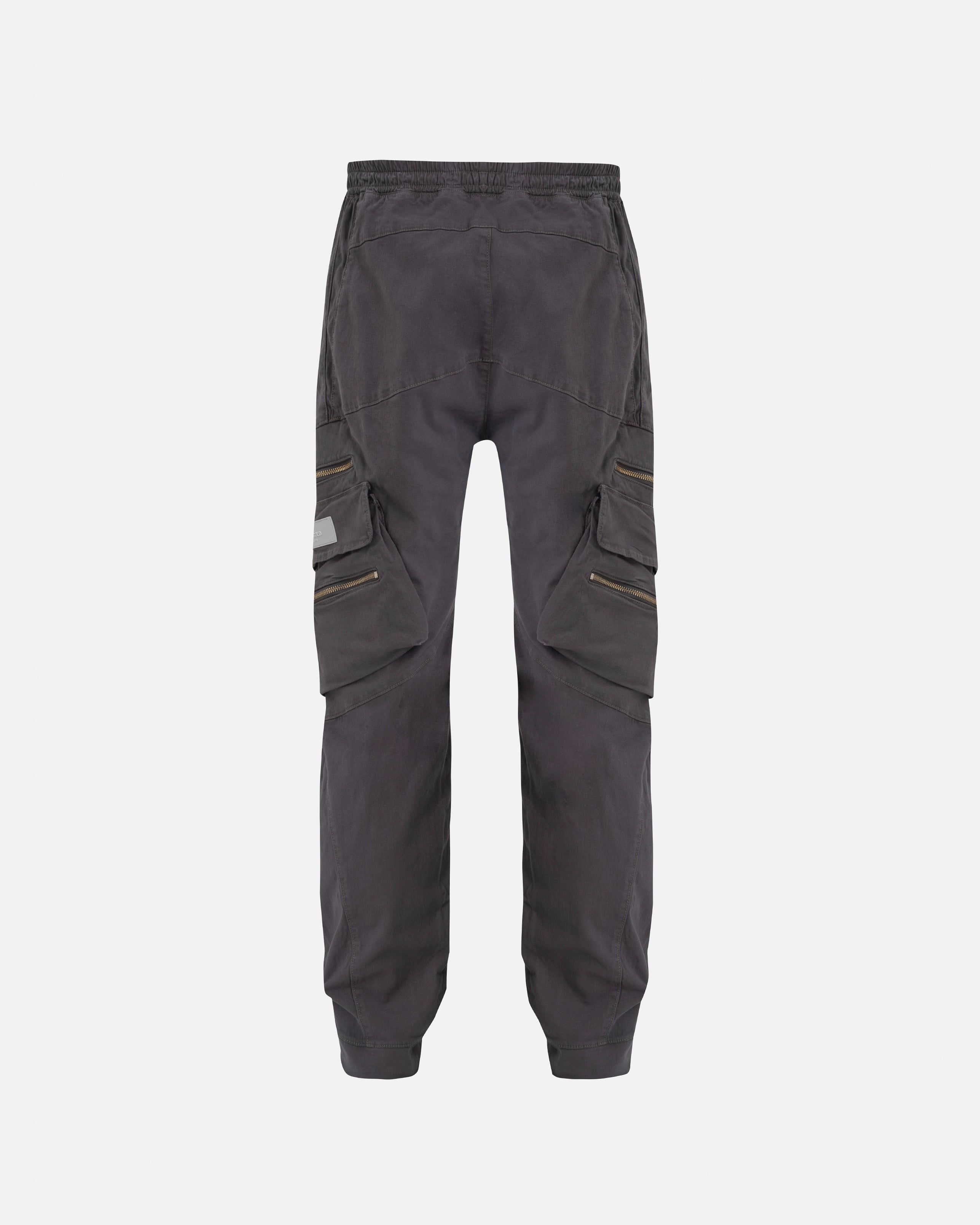 Basics Wide Cargo Pants Silver