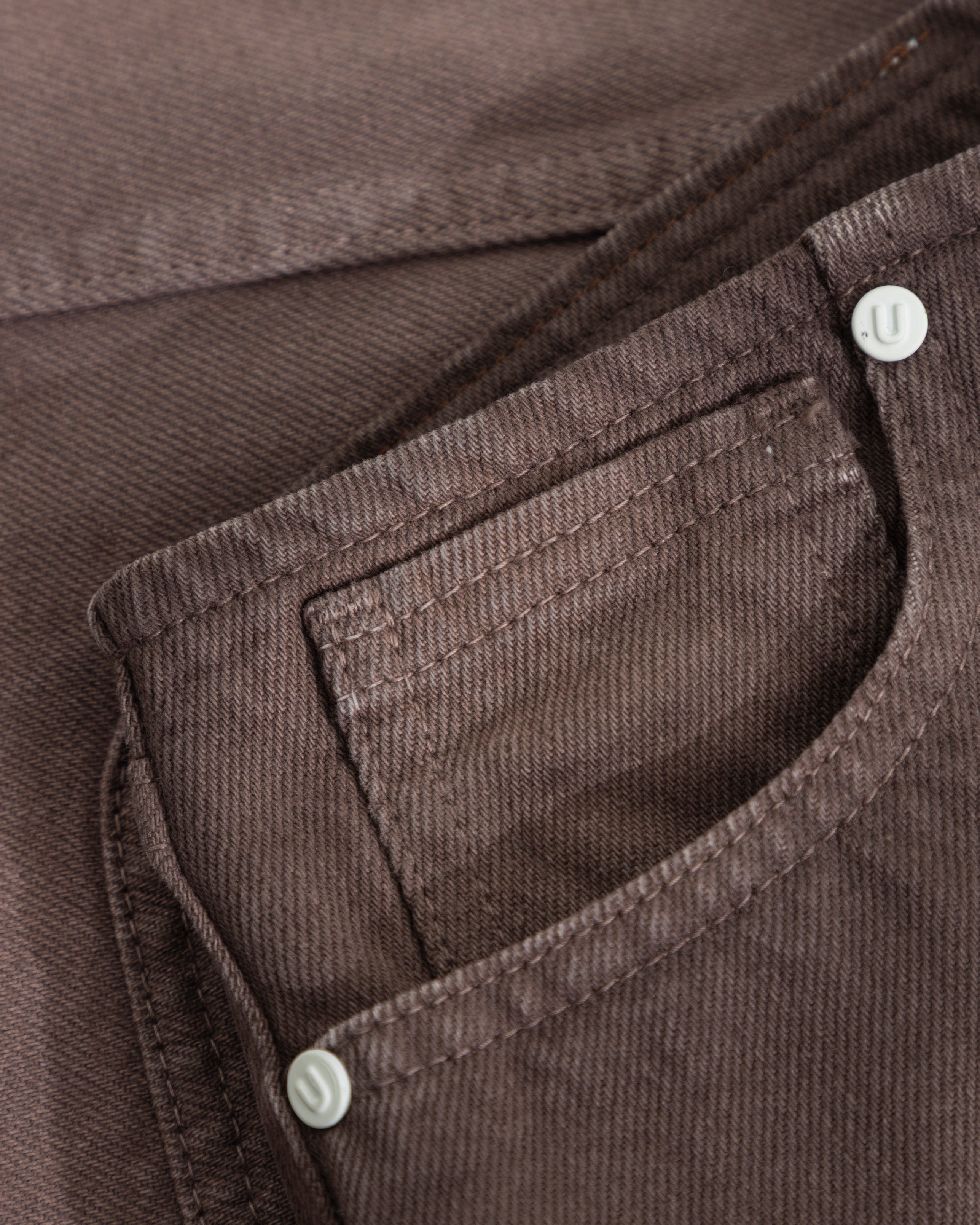 Basics Zip Up Skirt Vintage Brown