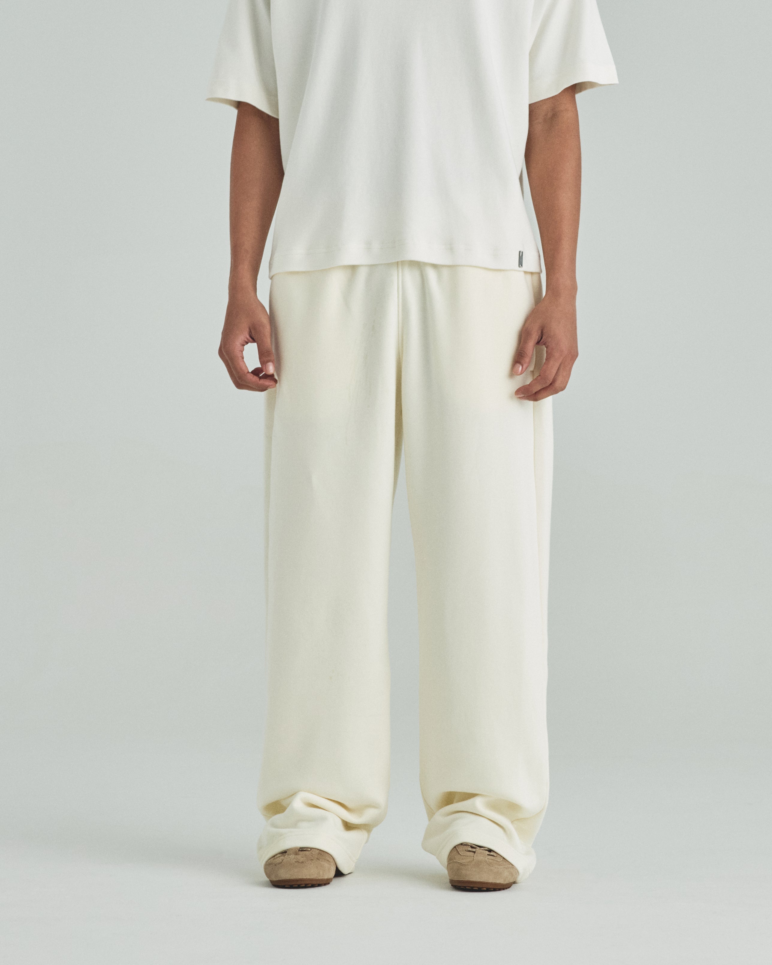 Blanks Barrel Straight Pants Cream