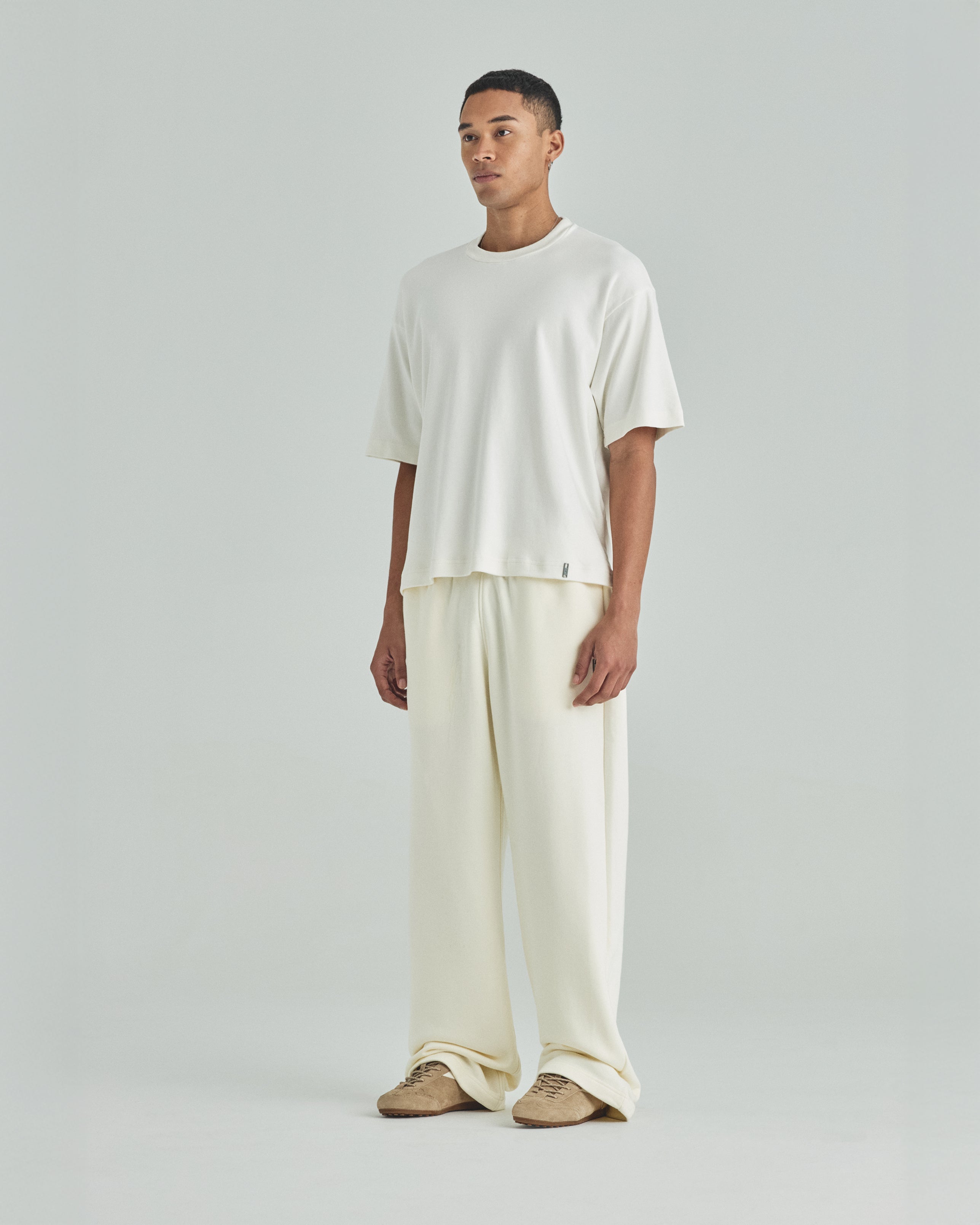 Blanks Barrel Straight Pants Cream