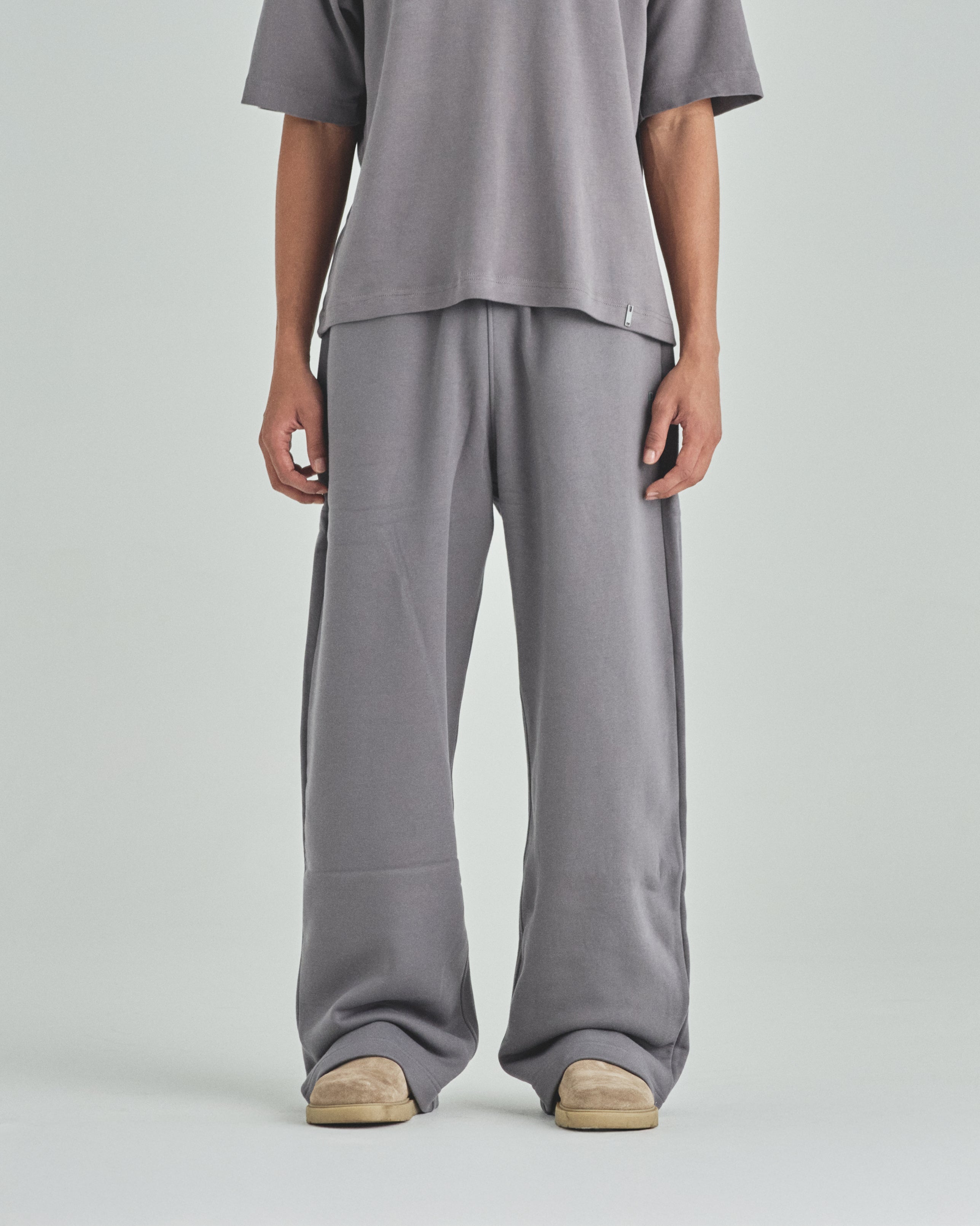 Blanks Barrel Straight Pants Gray