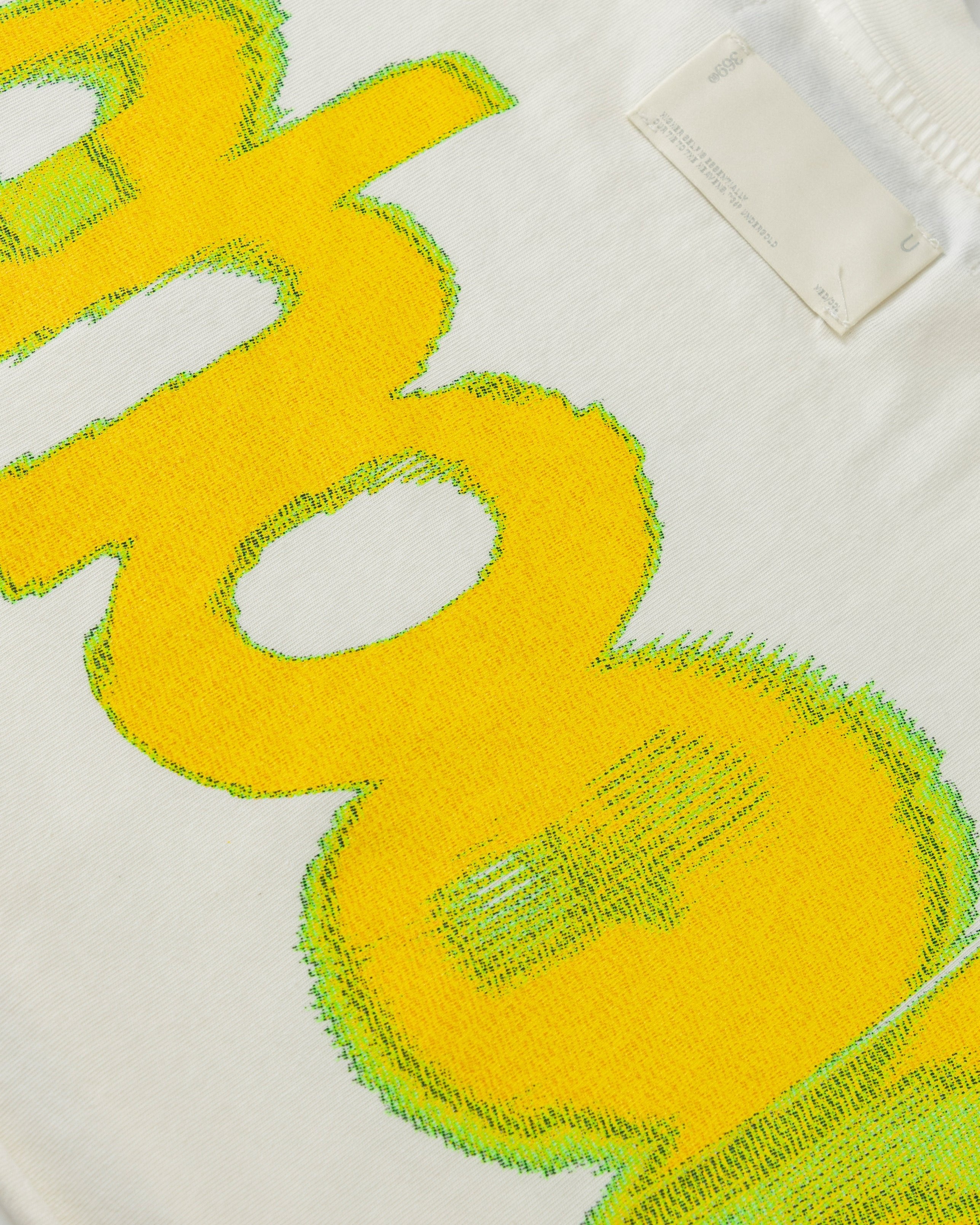 Echoes Echo Crop Top White