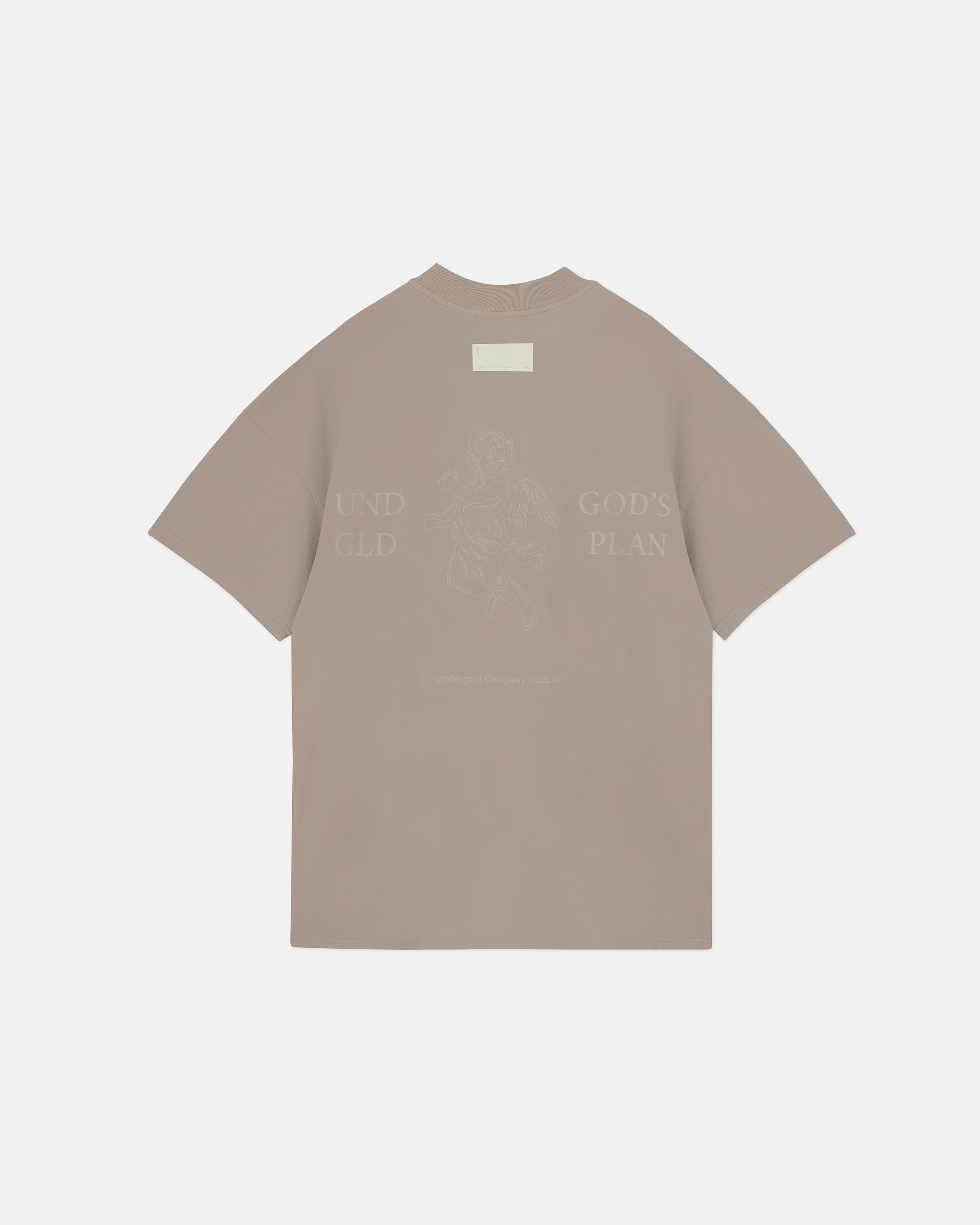 Echoes God's Plan Tshirt Light Brown