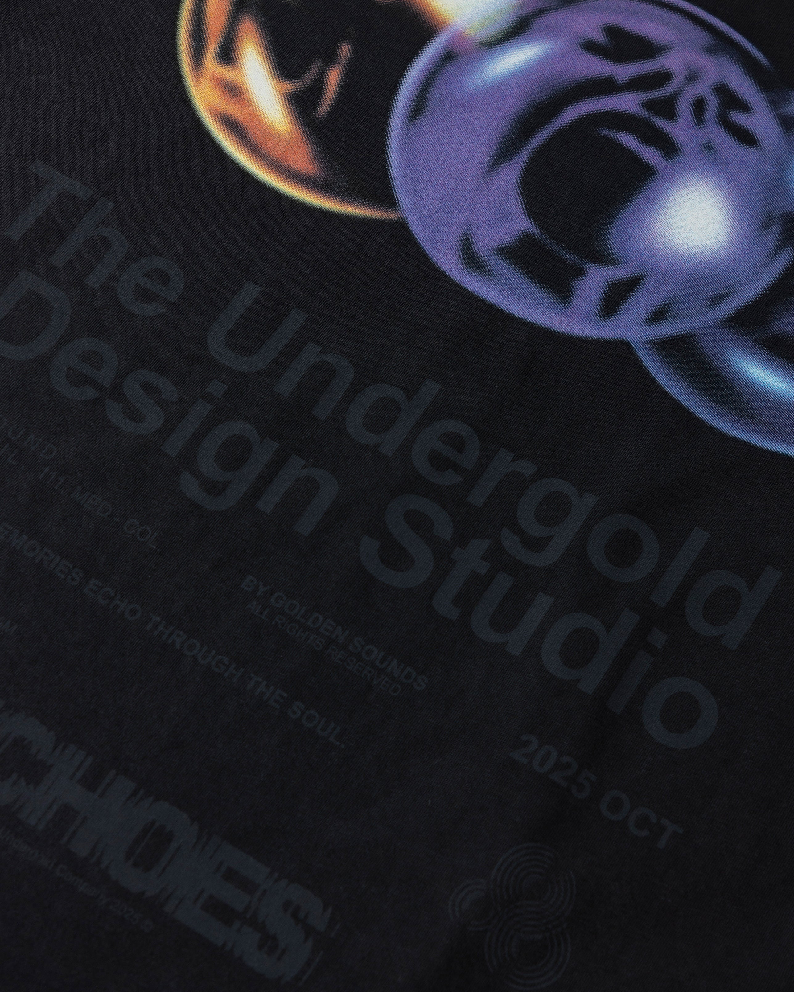 Echoes Peak Tshirt Vintage Black