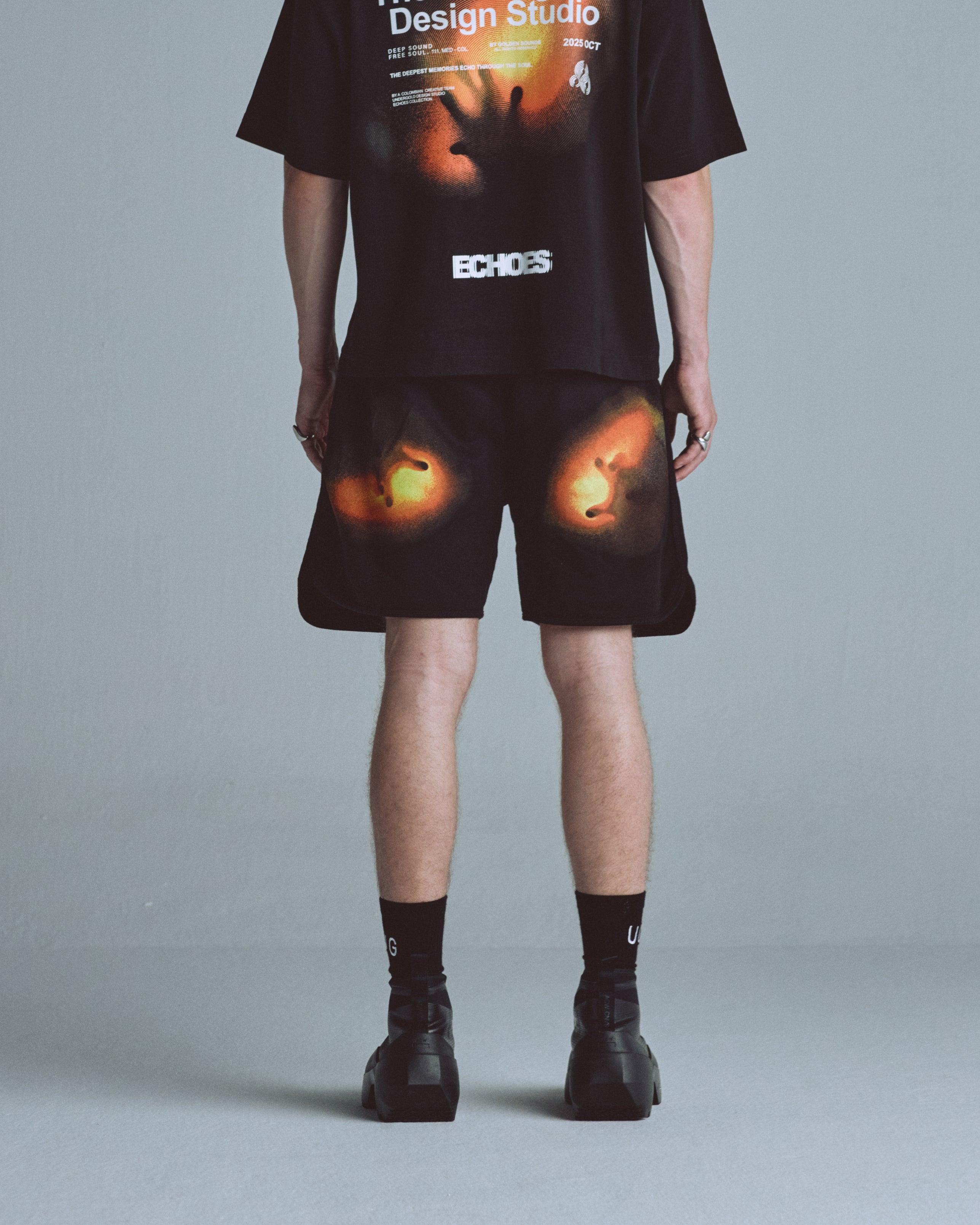 Echoes Pulse Biased Shorts Black