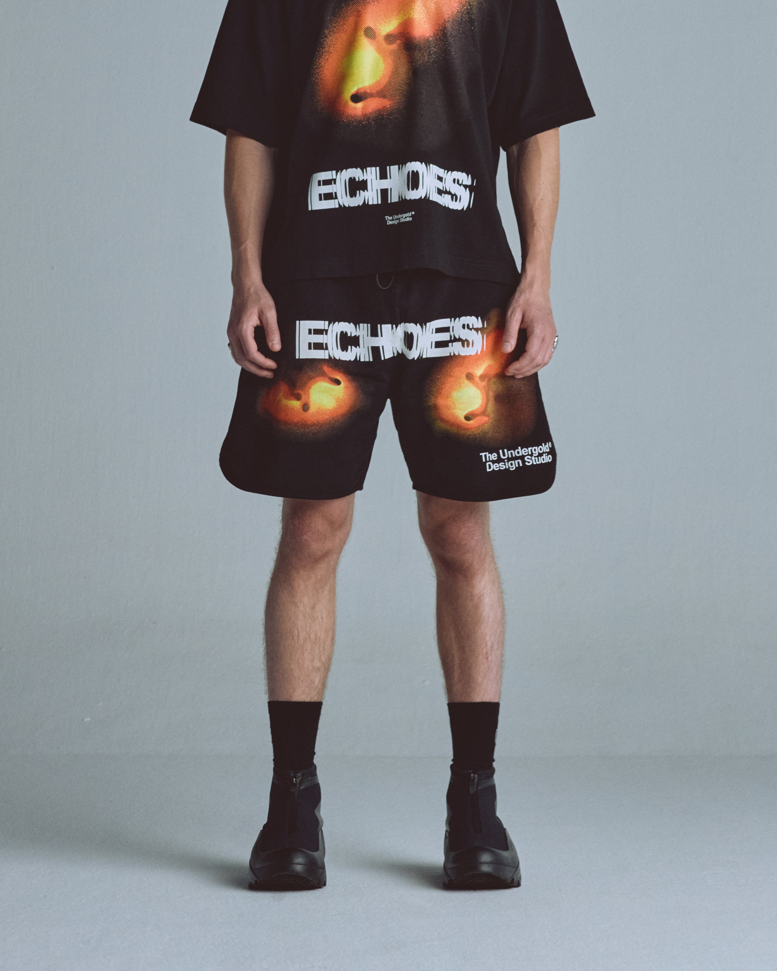 Echoes Pulse Biased Shorts Black